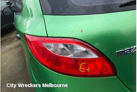 MAZDA 2 LEFT TAILLIGHT, HATCH, DE SERIES, 09/2007 - 09/2014