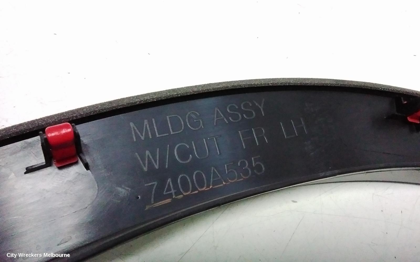 MITSUBISHI OUTLANDER WHEEL ARCH FLARE, ZM, LH FRONT, 08/2021 ONWARDS