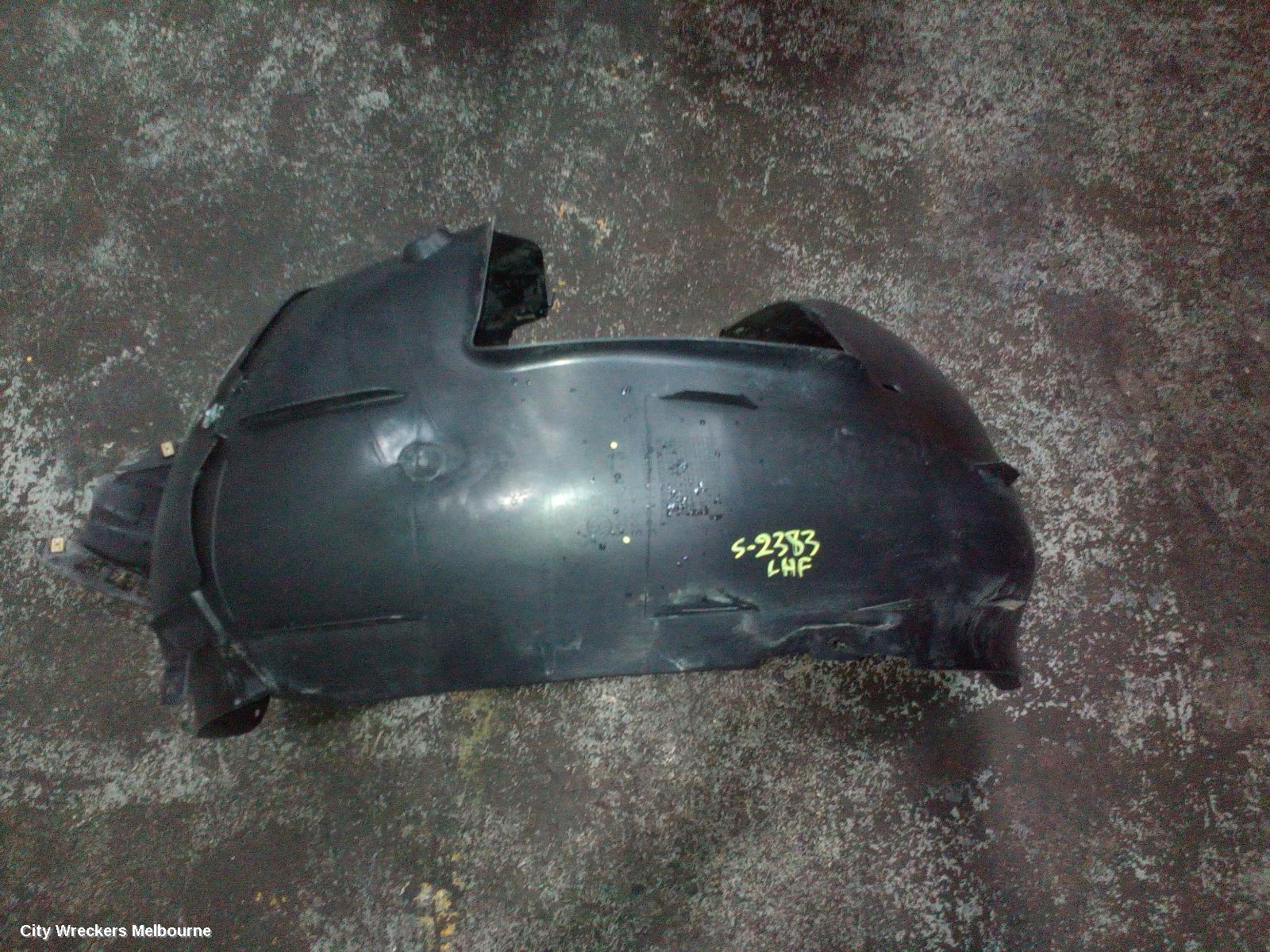 VOLKSWAGEN EOS LEFT GUARD LINER, 1F, FRONT SECTION, 02/2007 - 12/2014