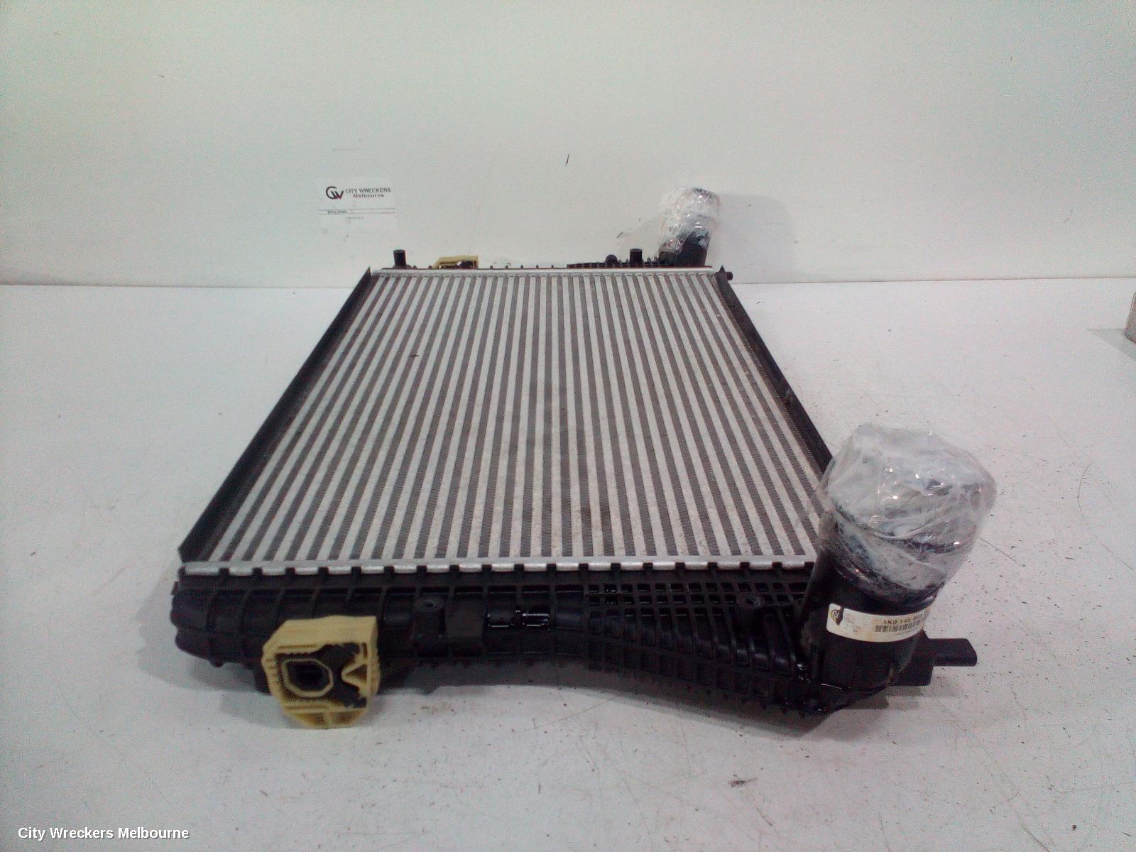 VOLKSWAGEN EOS INTERCOOLER, PETROL, 2.0, CCZB CODE, 1F, 05/2010 - 12/2014