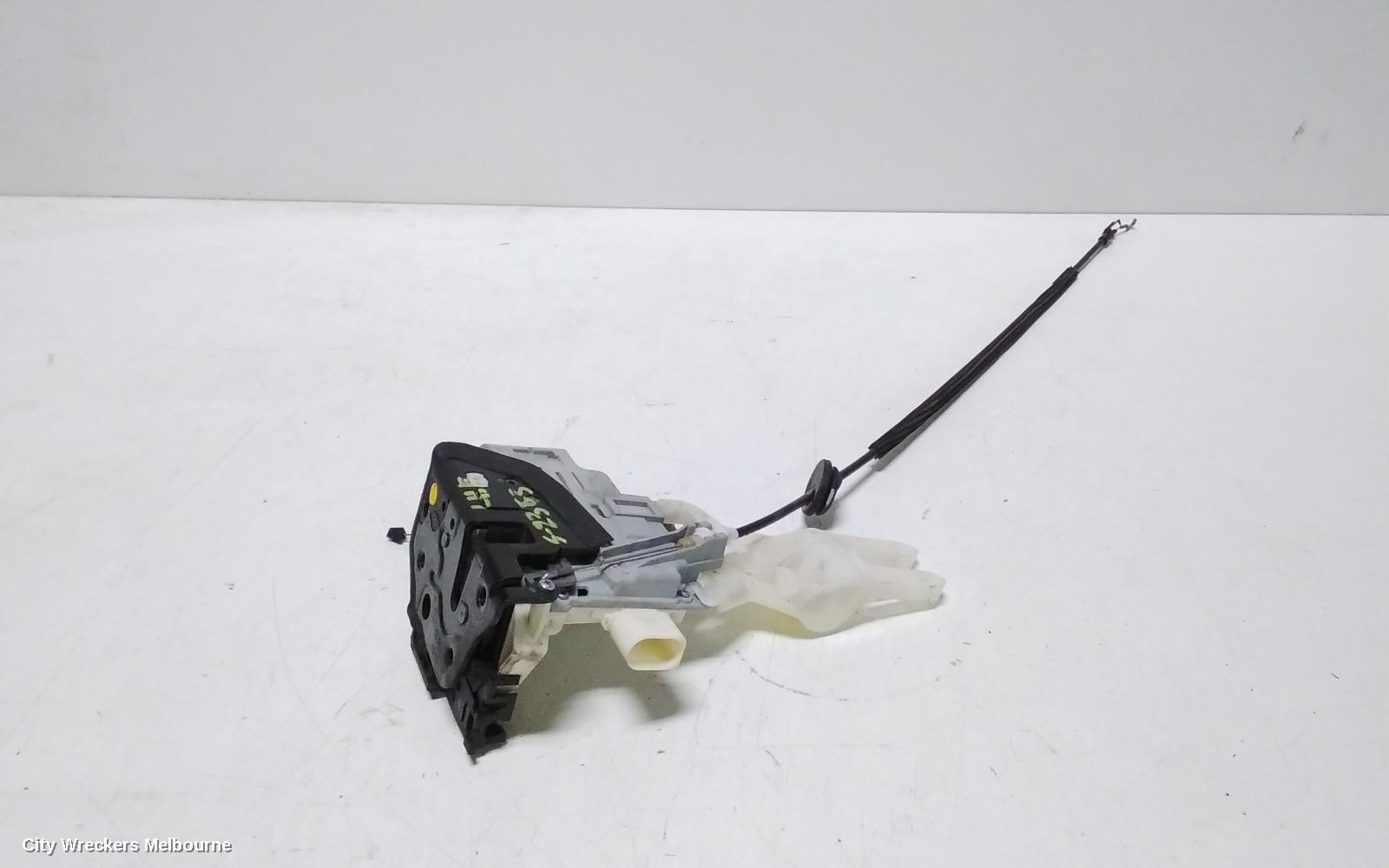 VOLKSWAGEN EOS DOOR/BOOT/GATE LOCK, LEFT FRONT DOOR LOCK, 1F, 02/2007 - 12/2014