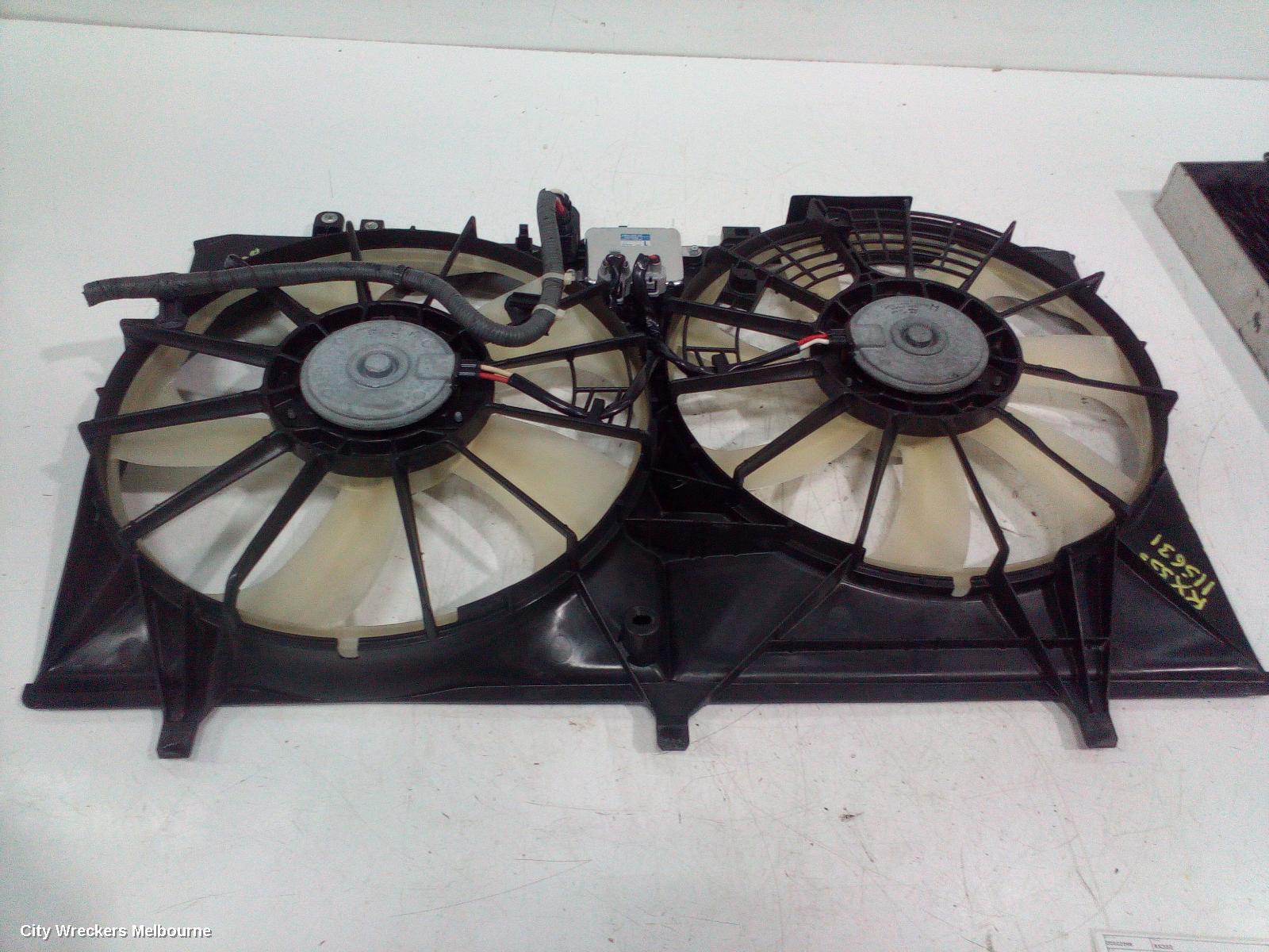 LEXUS RX SERIES FAN, RX350, RAD FAN, 3.5, 2GR, GGL15R, 12/2008 - 08/2015