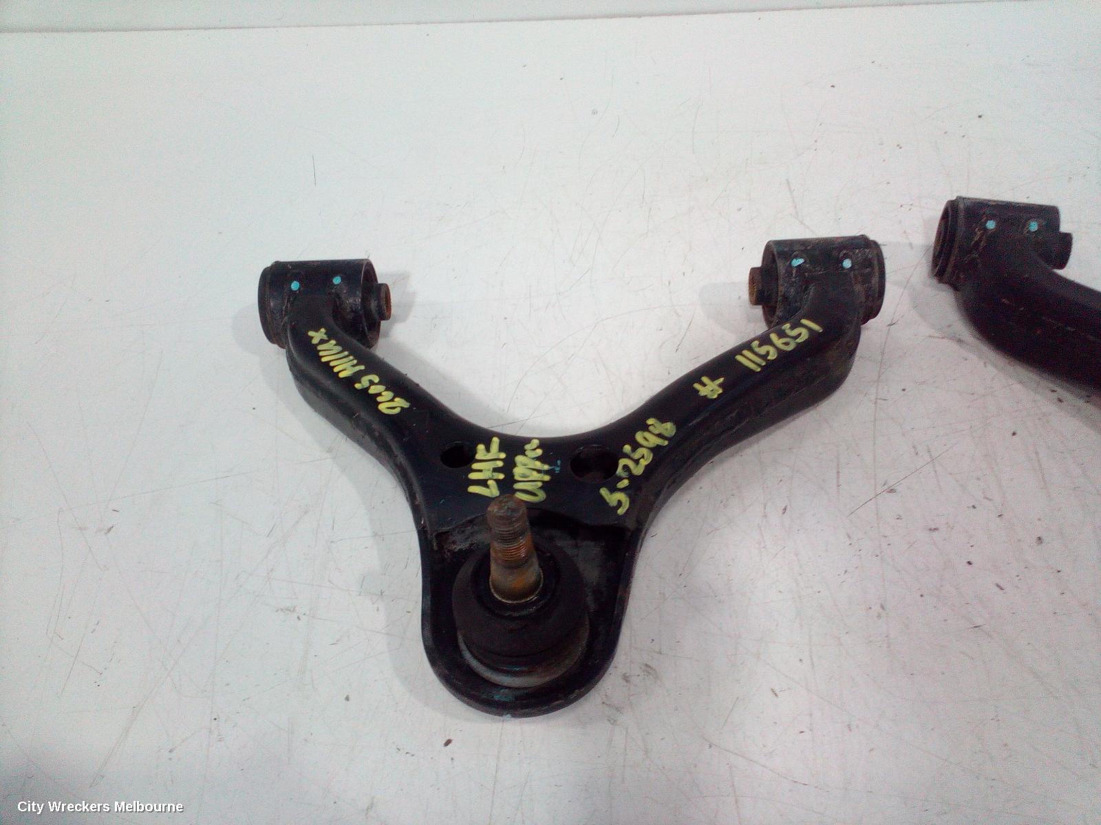 TOYOTA HILUX LEFT FRONT UPPER CONTROL ARM, 2WD LOW RIDE, 03/2005 ONWARDS