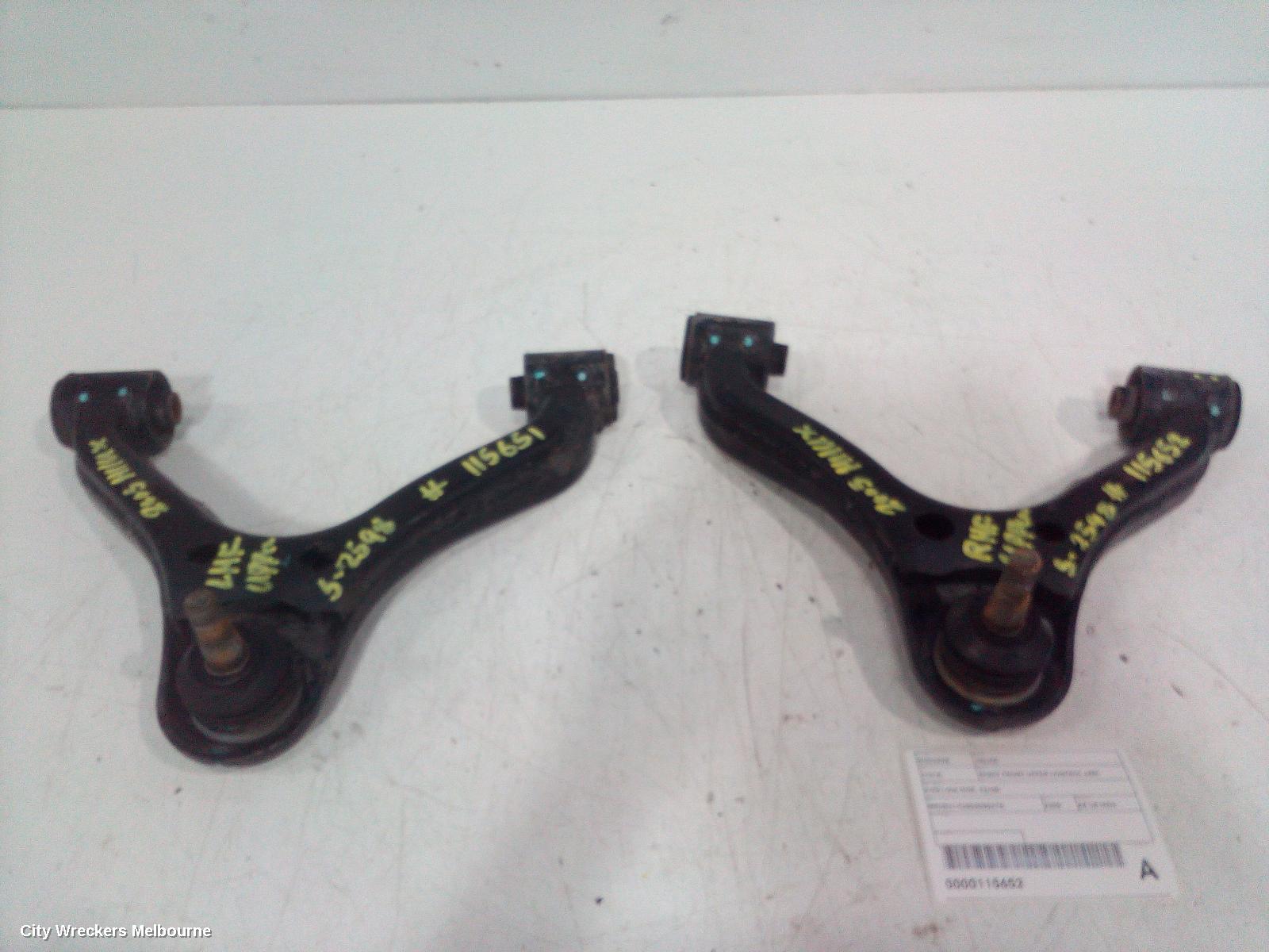TOYOTA HILUX RIGHT FRONT UPPER CONTROL ARM, 2WD LOW RIDE, 03/2005 ONWARDS