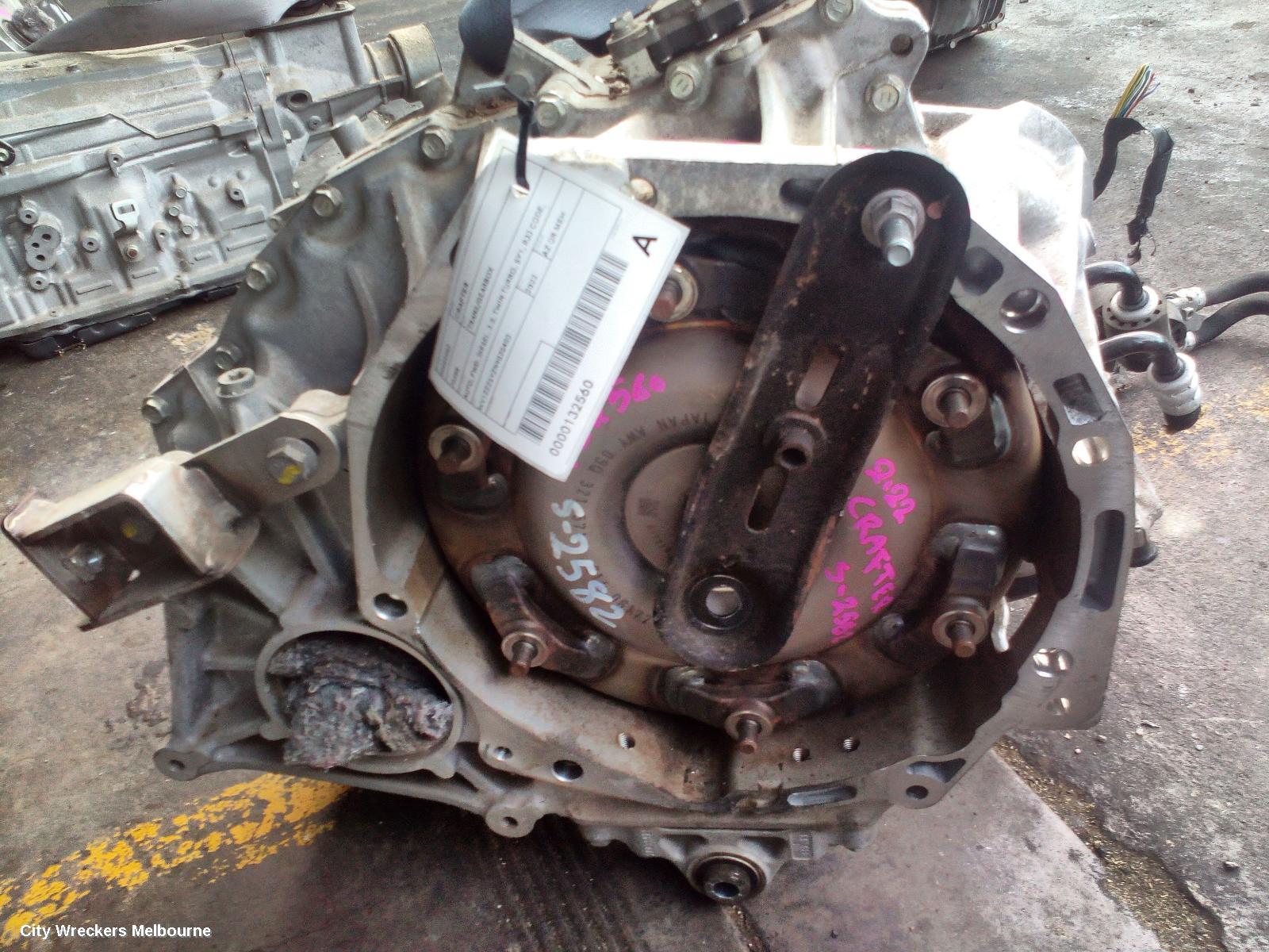 VOLKSWAGEN CRAFTER TRANS/GEARBOX, AUTO, FWD, DIESEL, 2.0, TWIN TURBO, SY1, RJJ CODE, 08/2017 ONWARDS
