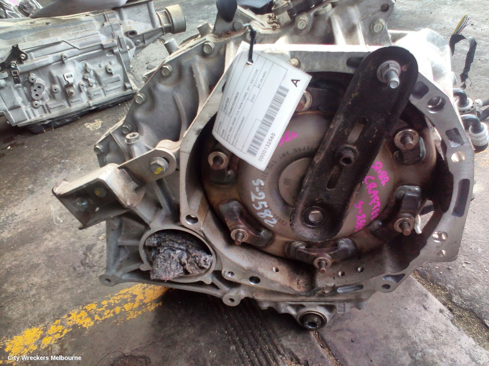 VOLKSWAGEN CRAFTER TRANS/GEARBOX, AUTO, FWD, DIESEL, 2.0, TWIN TURBO, SY1, RJJ CODE, 08/2017 ONWARDS