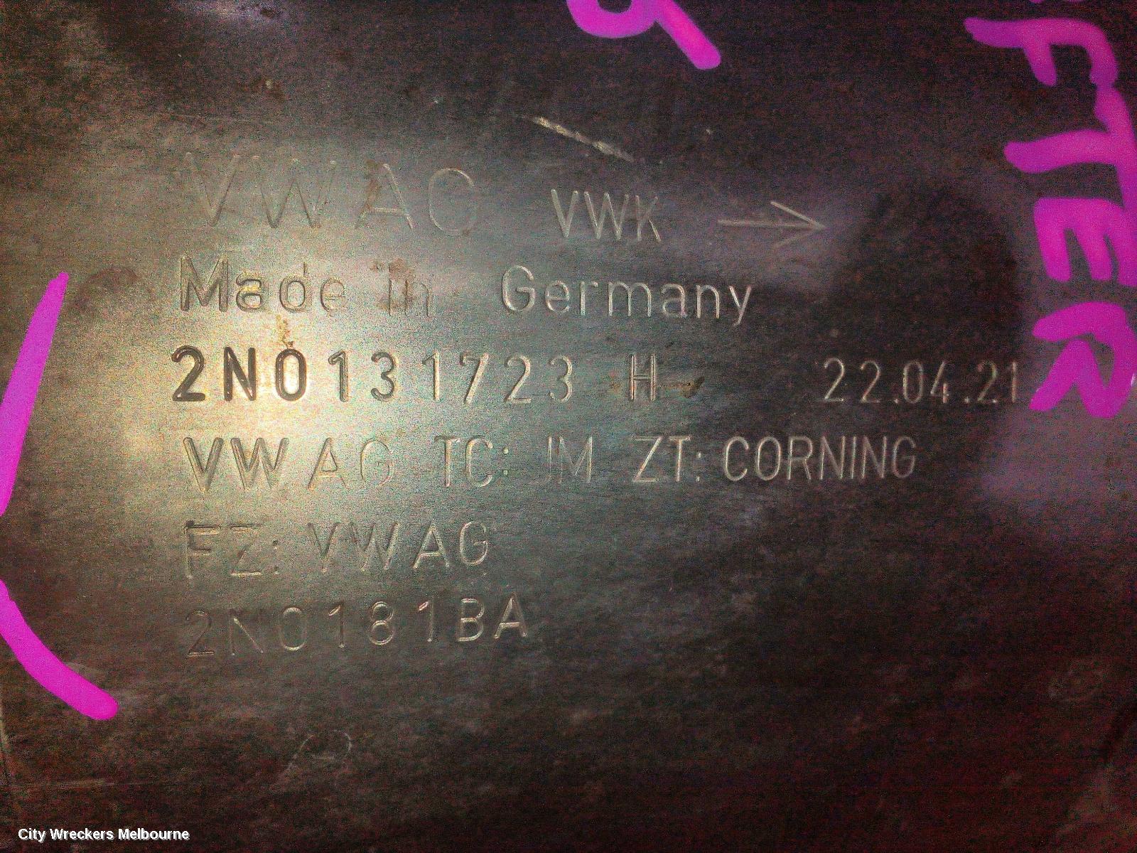 VOLKSWAGEN CRAFTER PARTICULATE FILTER/DPF, DIESEL, 2.0, DAUA CODE, SY1, 08/2017 ONWARDS