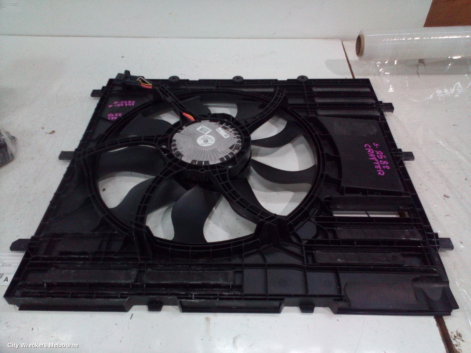VOLKSWAGEN CRAFTER FAN, RADIATOR FAN, DIESEL, 850W, SY1, 08/2017 ONWARDS