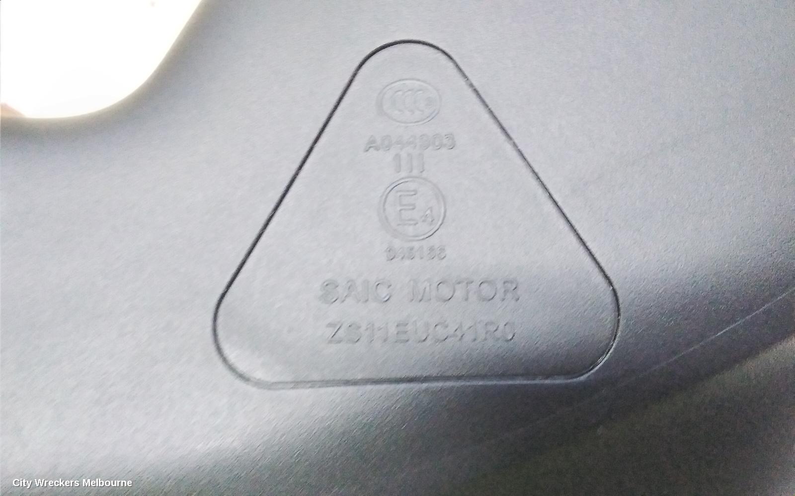 MG ZS RIGHT DOOR MIRROR, POWER, HEATED, BODY COLOUR, NON CAMERA, NON BLIND SPOT TYPE, AZS1, 09/2017 ONWARDS
