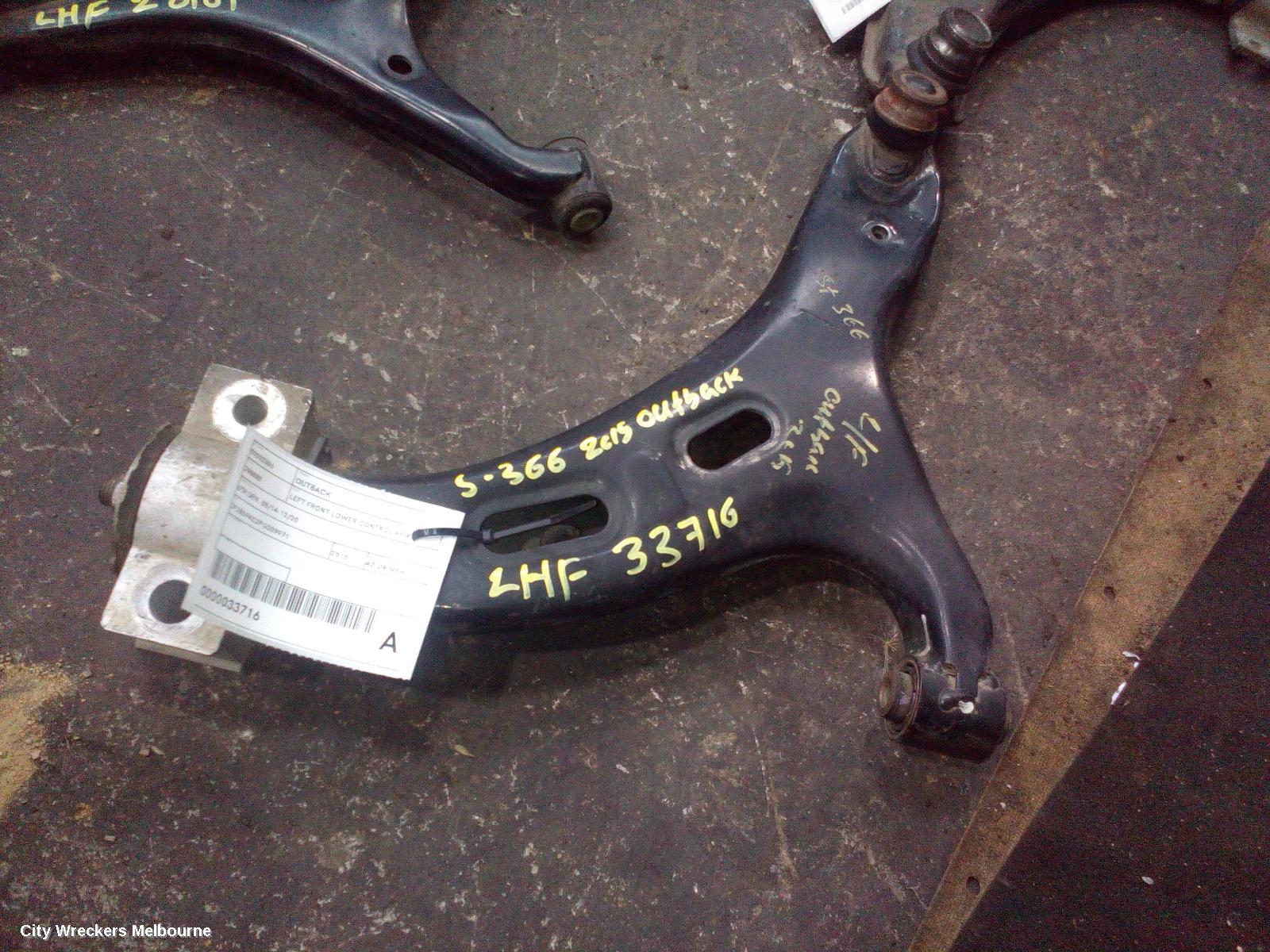 SUBARU OUTBACK LEFT FRONT LOWER CONTROL ARM, 6TH GEN, 08/2014 - 12/2020