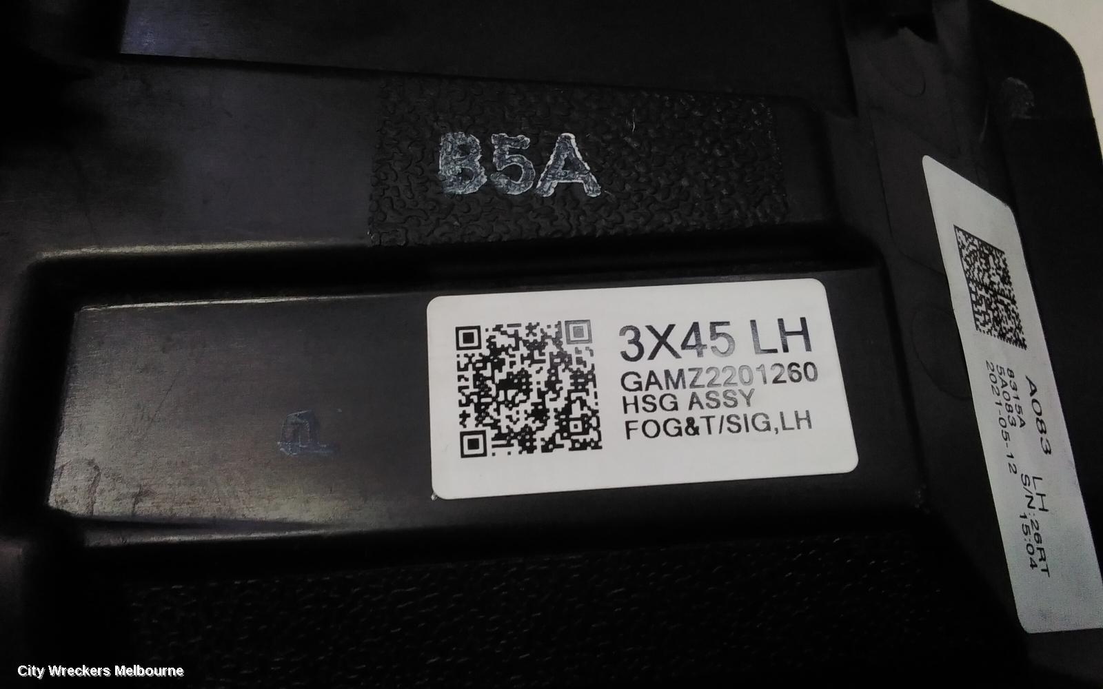 MITSUBISHI ASX LEFT INDICATOR/FOG/SIDE, BUMPER FOGLAMP W/ TURN SIGNAL, XD, 06/2019 ONWARDS