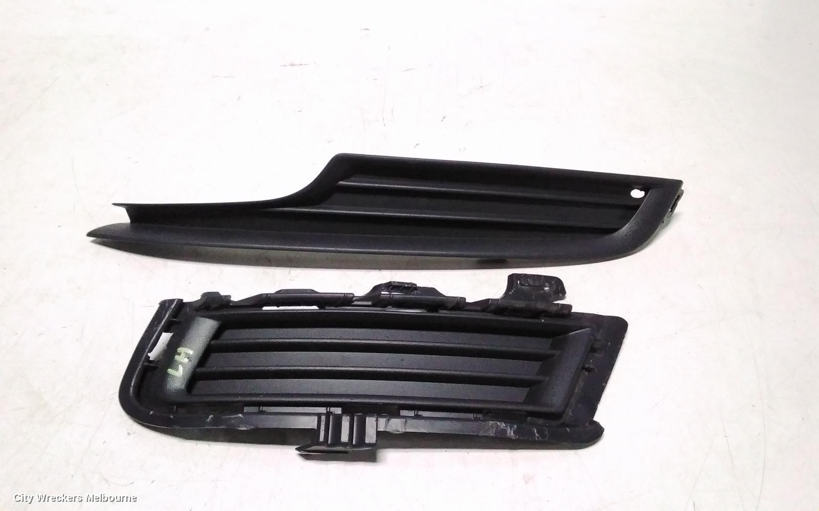 VOLKSWAGEN GOLF GRILLE, BUMPER GRILLE (LH SIDE), GEN 7, NON FOGLAMP TYPE, 12/2012 - 03/2017
