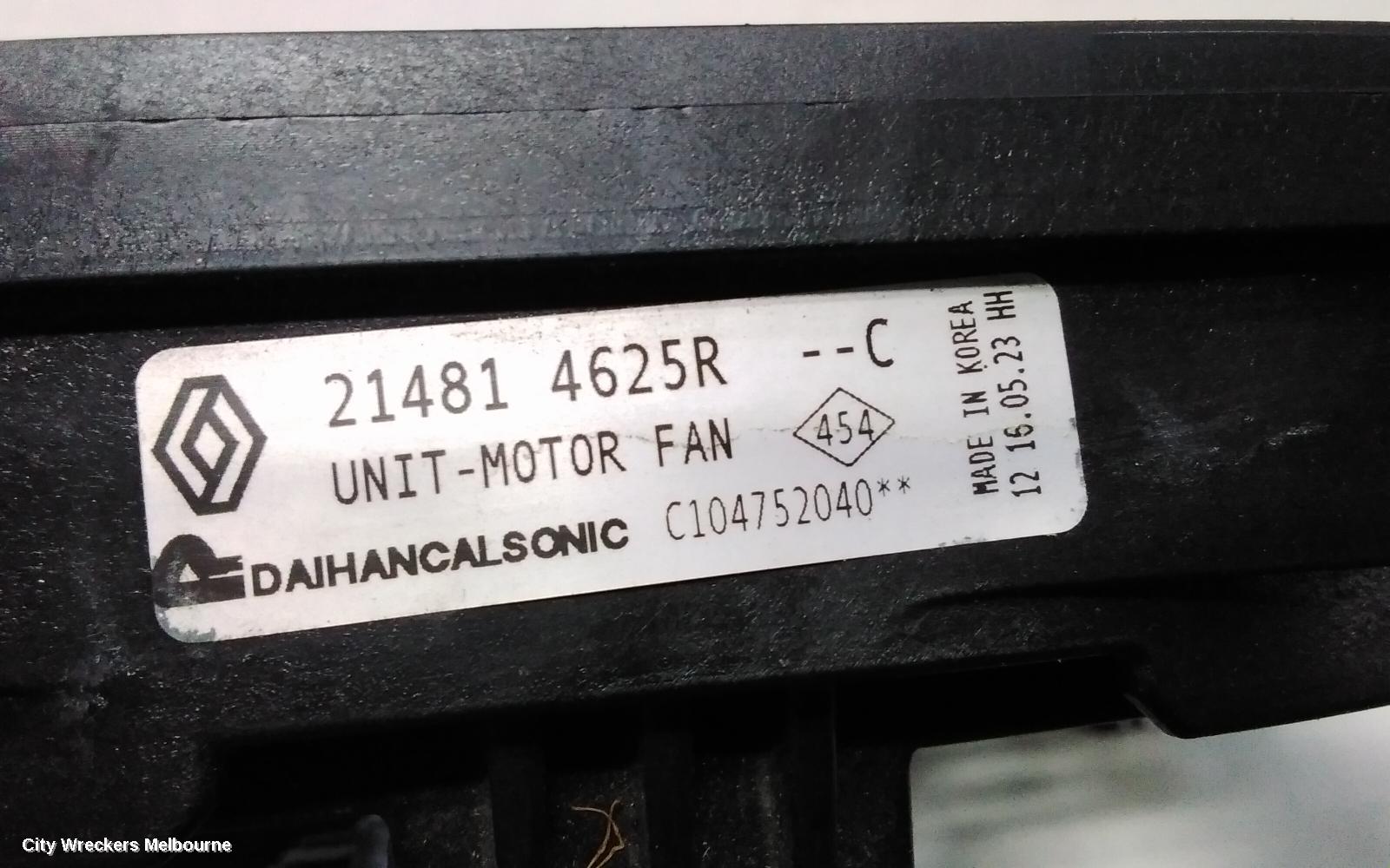 RENAULT ARKANA FAN, JL1, RADIATOR FAN, PETROL, 1.3, TURBO, 05/2021 ONWARDS