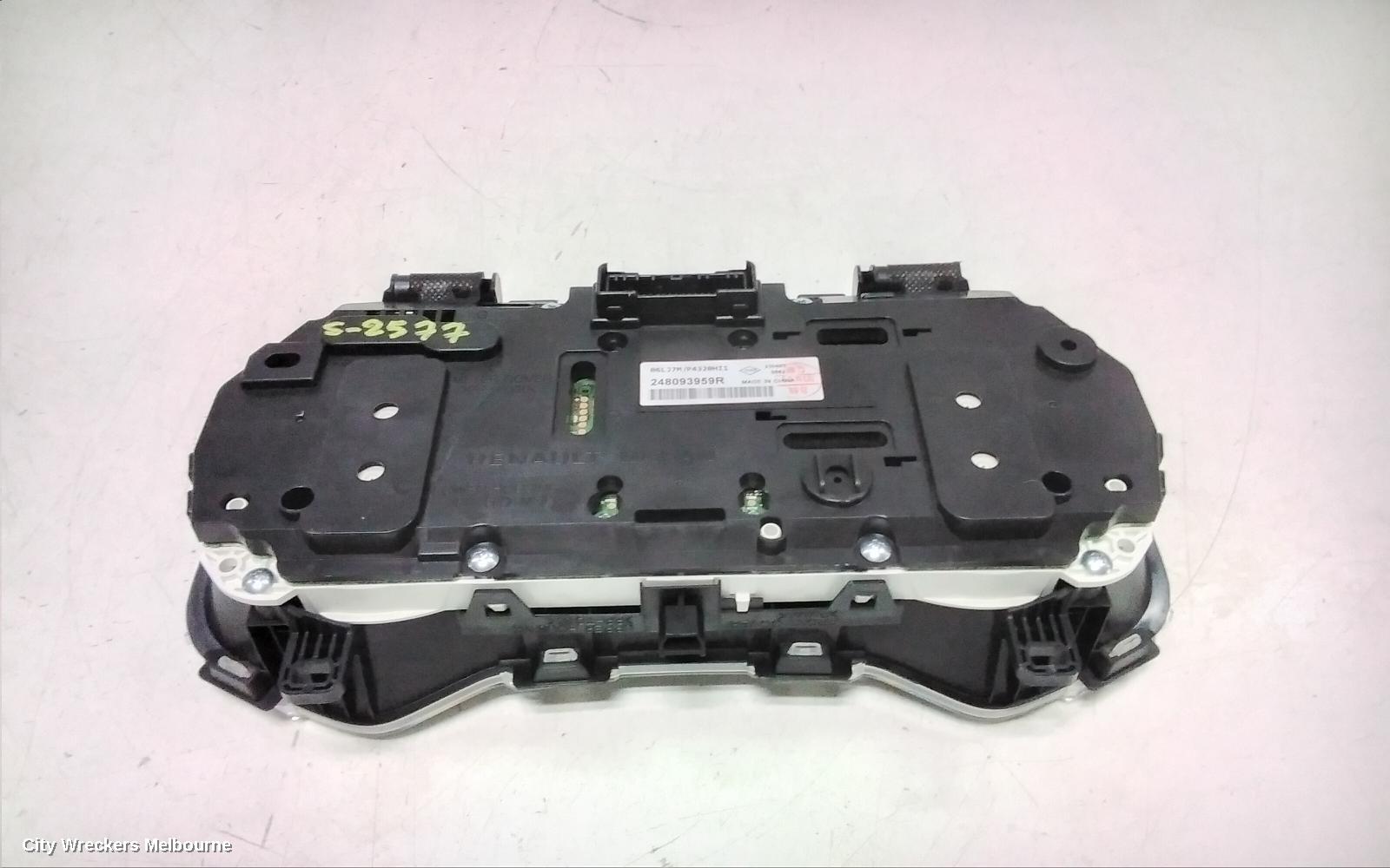 RENAULT ARKANA INSTRUMENT CLUSTER, PETROL, NON DIGITAL, JL1, ZEN, 05/2021 ONWARDS