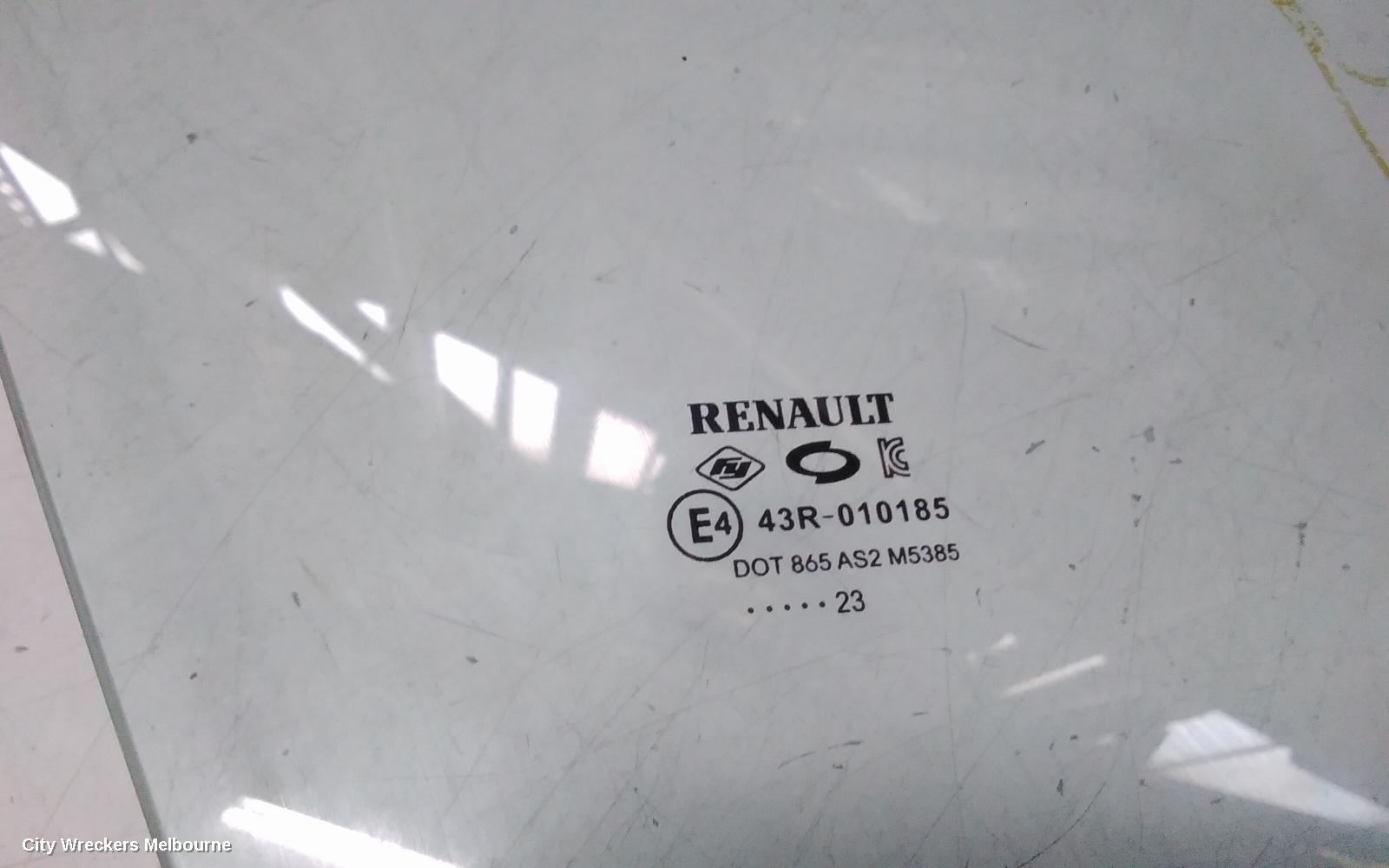 RENAULT ARKANA RIGHT FRONT DOOR WINDOW, JL1, 05/2021 ONWARDS