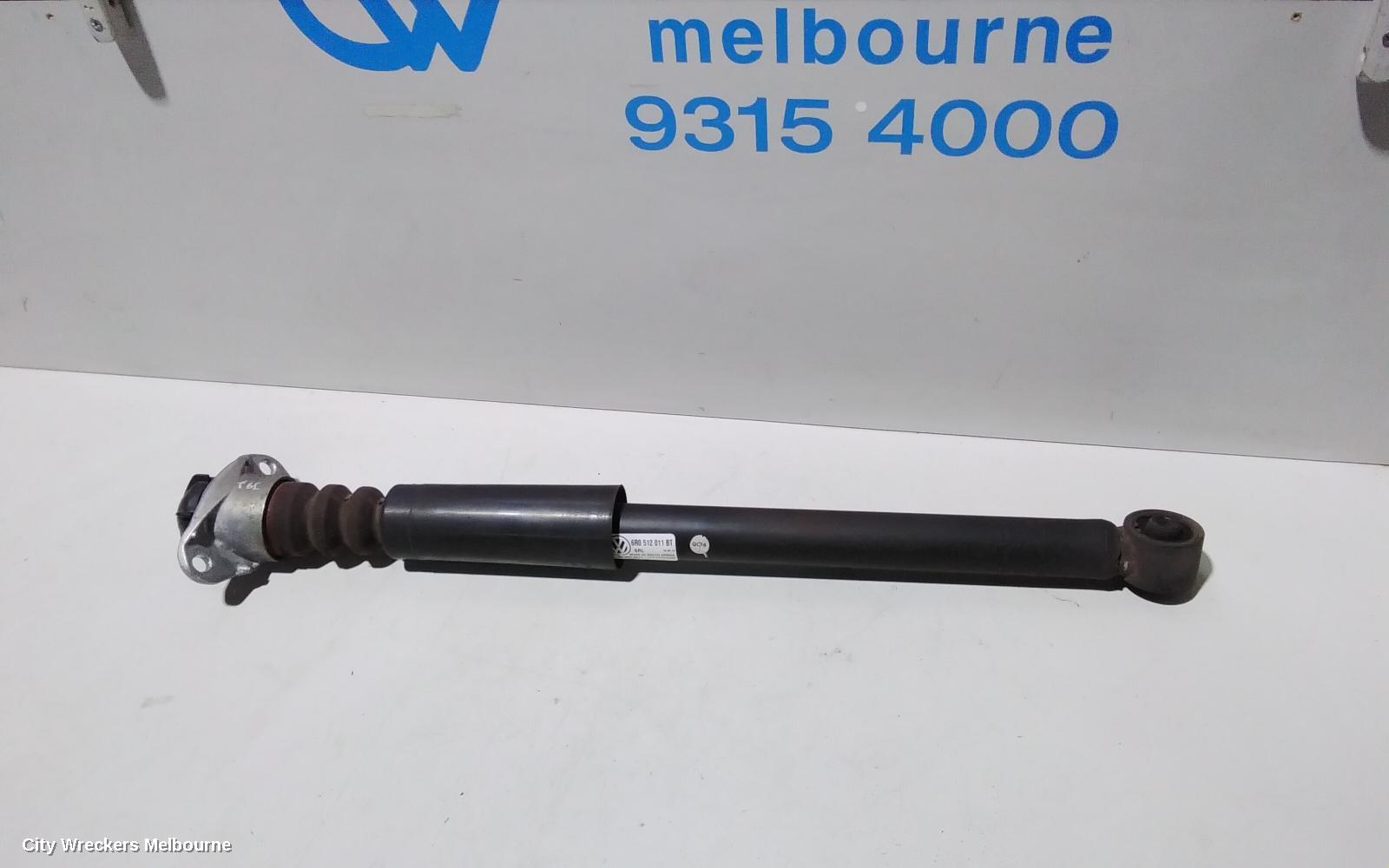 VOLKSWAGEN POLO RIGHT REAR STRUT, 6R, 1.2, PETROL, 05/2014 - 09/2017