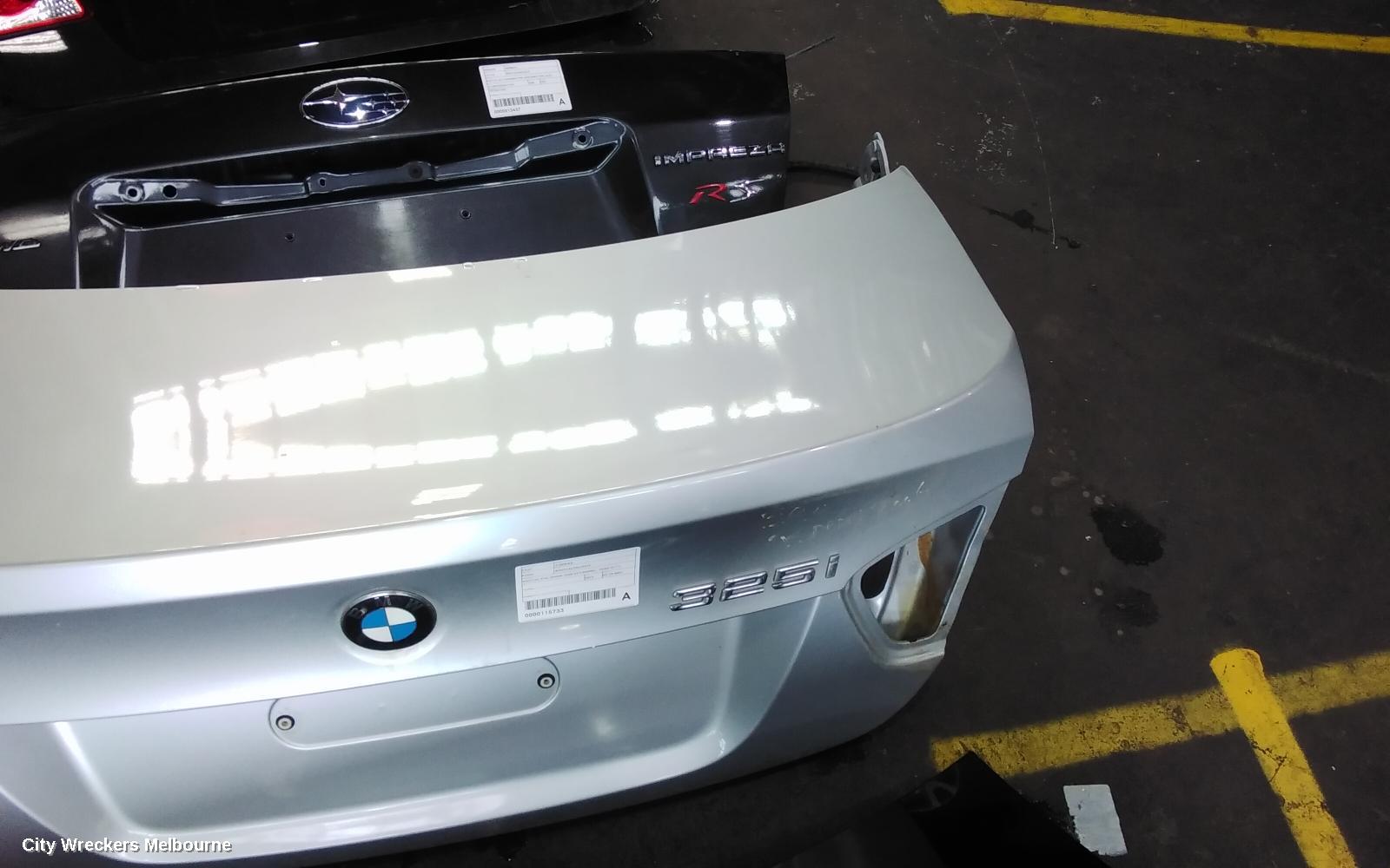 BMW 3 SERIES BOOTLID/TAILGATE, BOOTLID, E90, SEDAN, NON KEY BARREL, 10/2008 - 01/2012