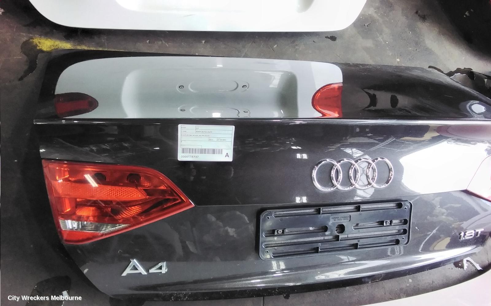 AUDI A4 BOOTLID/TAILGATE, BOOTLID, B8, SEDAN, 02/2008 - 07/2012