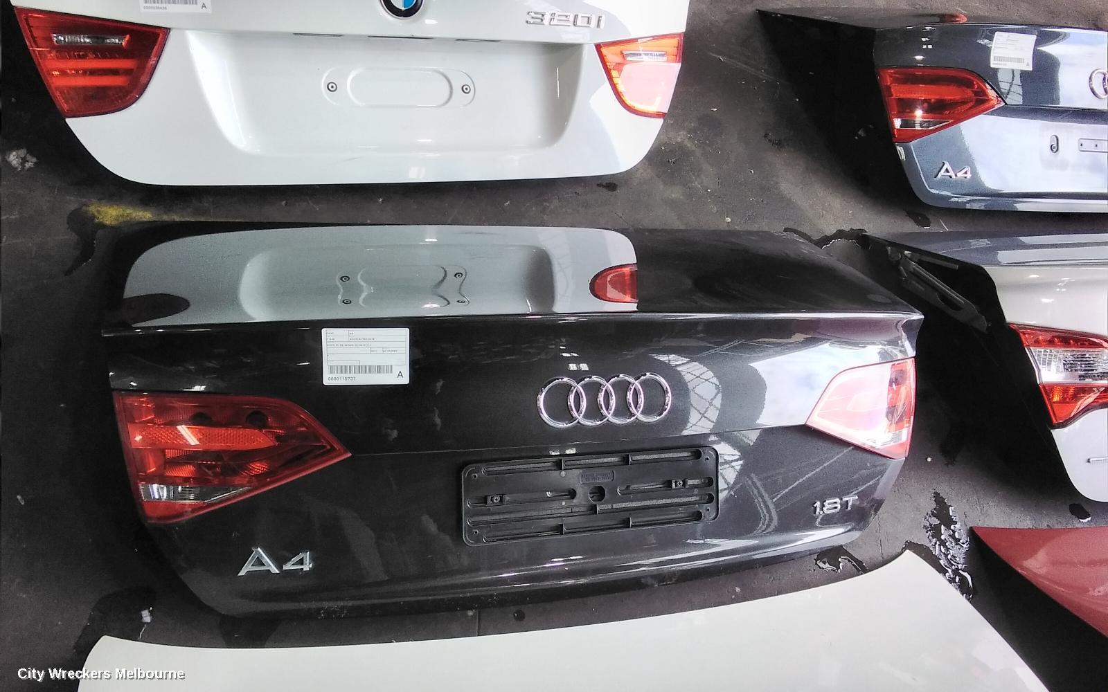 AUDI A4 BOOTLID/TAILGATE, BOOTLID, B8, SEDAN, 02/2008 - 07/2012