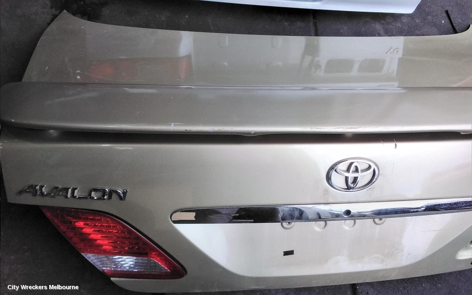 TOYOTA AVALON BOOTLID/TAILGATE, BOOTLID, MCX10R, SPOILERED TYPE, 10/2003 - 06/2005