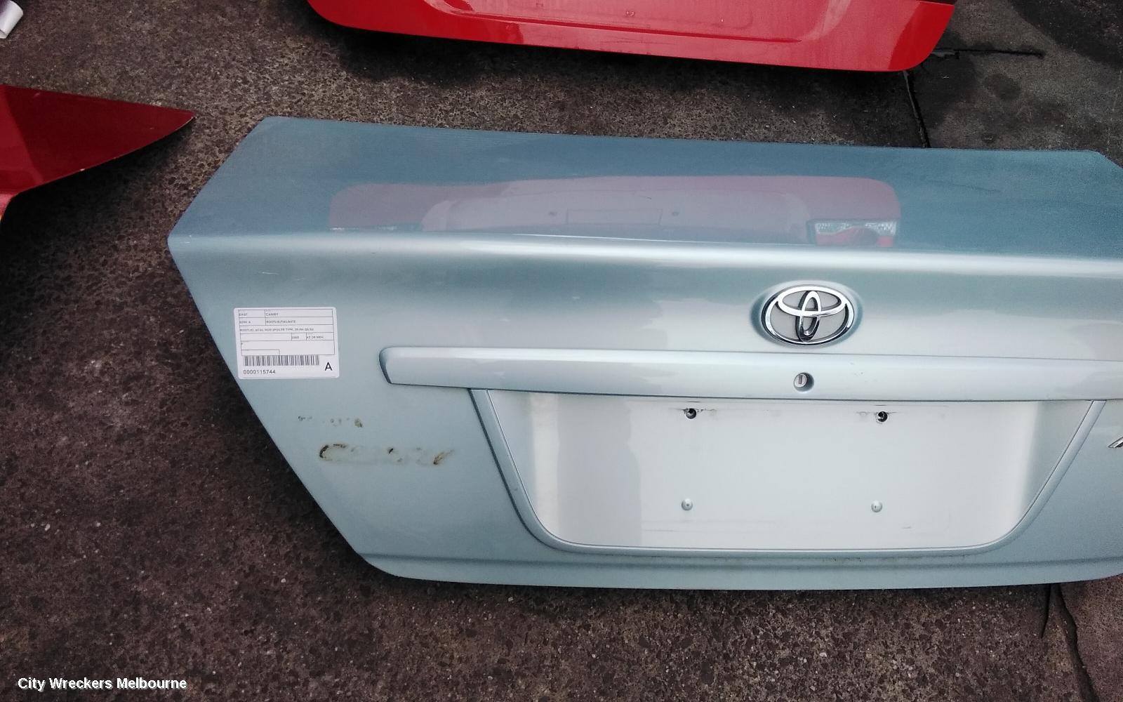 TOYOTA CAMRY BOOTLID/TAILGATE, BOOTLID, SK36, NON SPOILER TYPE, 09/2004 - 05/2006