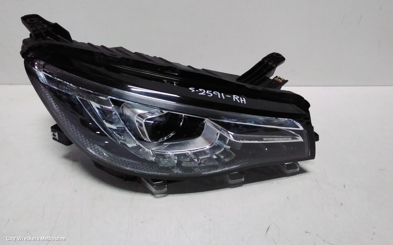 MG HS RIGHT HEADLAMP, SAS23, LED TYPE, 09/2019 ONWARDS