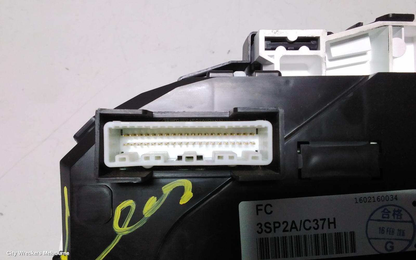 NISSAN PULSAR INSTRUMENT CLUSTER, PETROL, 1.8, AUTO T/M, ST, B17, 12/2012 - 12/2017