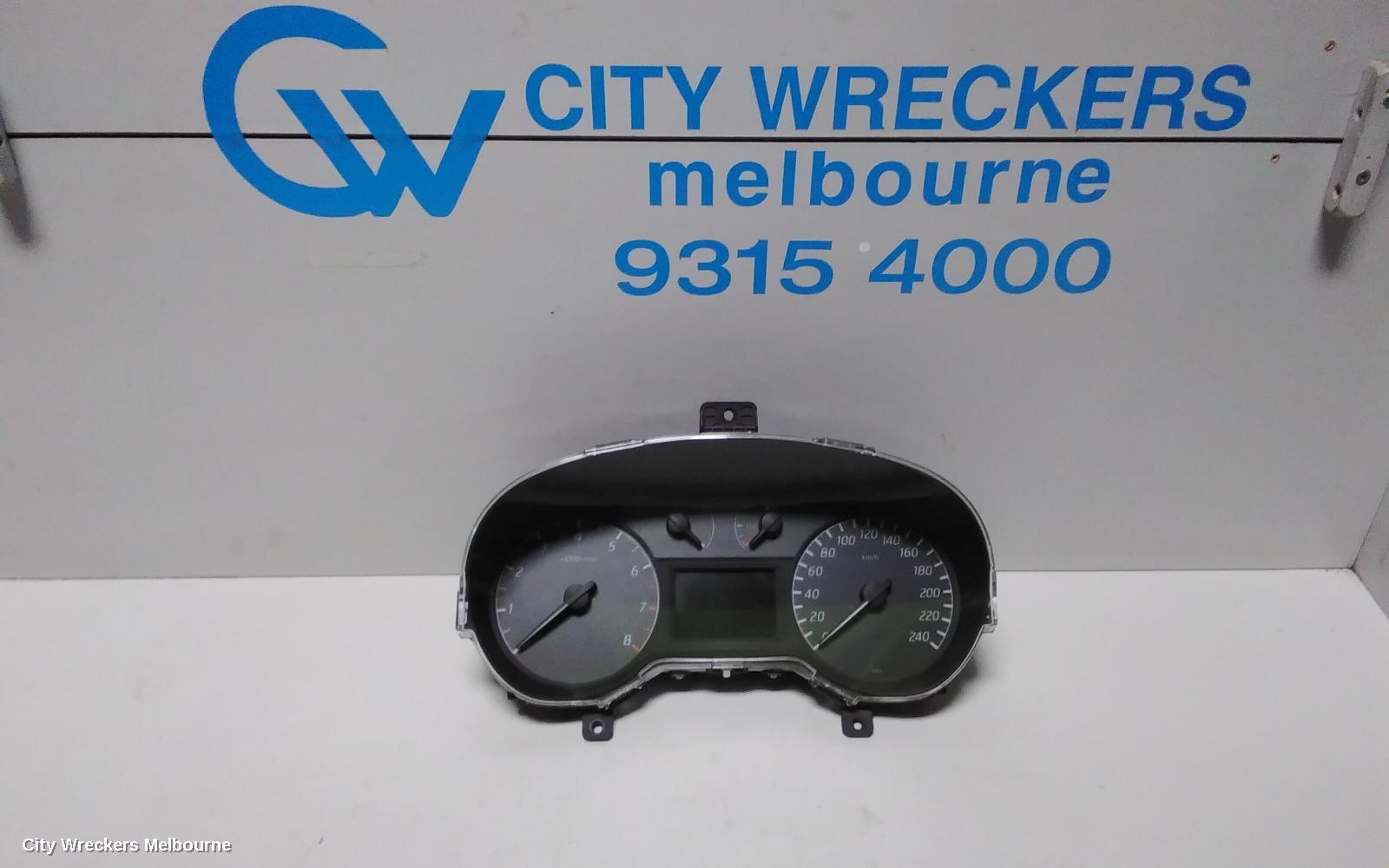 NISSAN PULSAR INSTRUMENT CLUSTER, PETROL, 1.8, AUTO T/M, ST, B17, 12/2012 - 12/2017