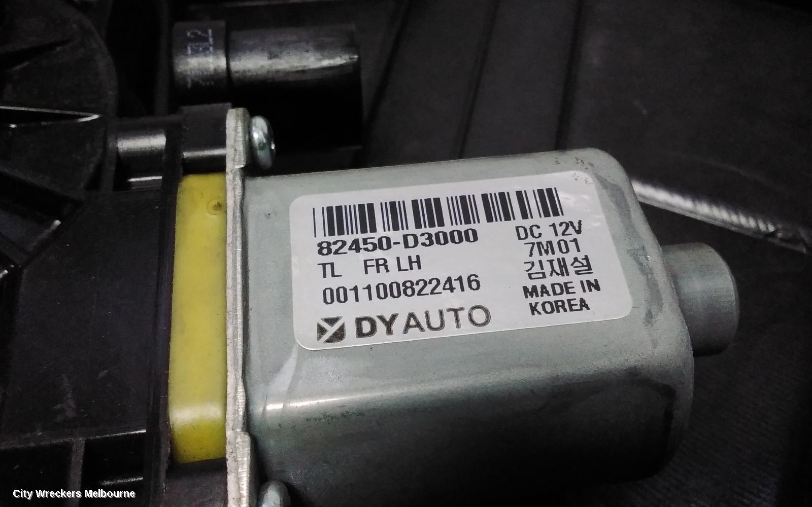 HYUNDAI TUCSON LEFT FRONT WINDOW REG/MOTOR, TL, DOOR REG ASSY (REG AND MOTOR), ACTIVE X, 07/2015 - 01/2021