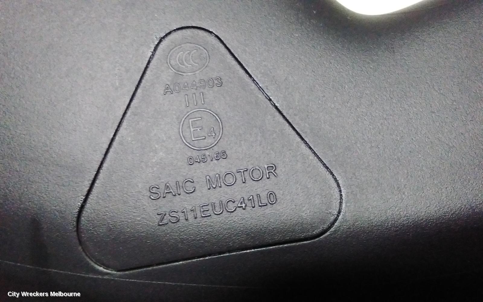 MG ZS LEFT DOOR MIRROR, POWER, HEATED, BODY COLOUR, NON CAMERA, NON BLIND SPOT TYPE, AZS1, 09/2017 ONWARDS