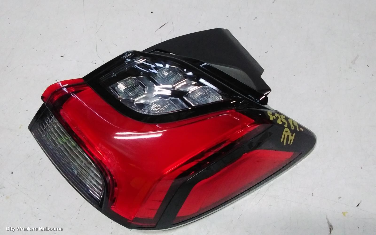 MITSUBISHI ASX RIGHT TAILLIGHT, IN BODY, XD, 06/2019 ONWARDS