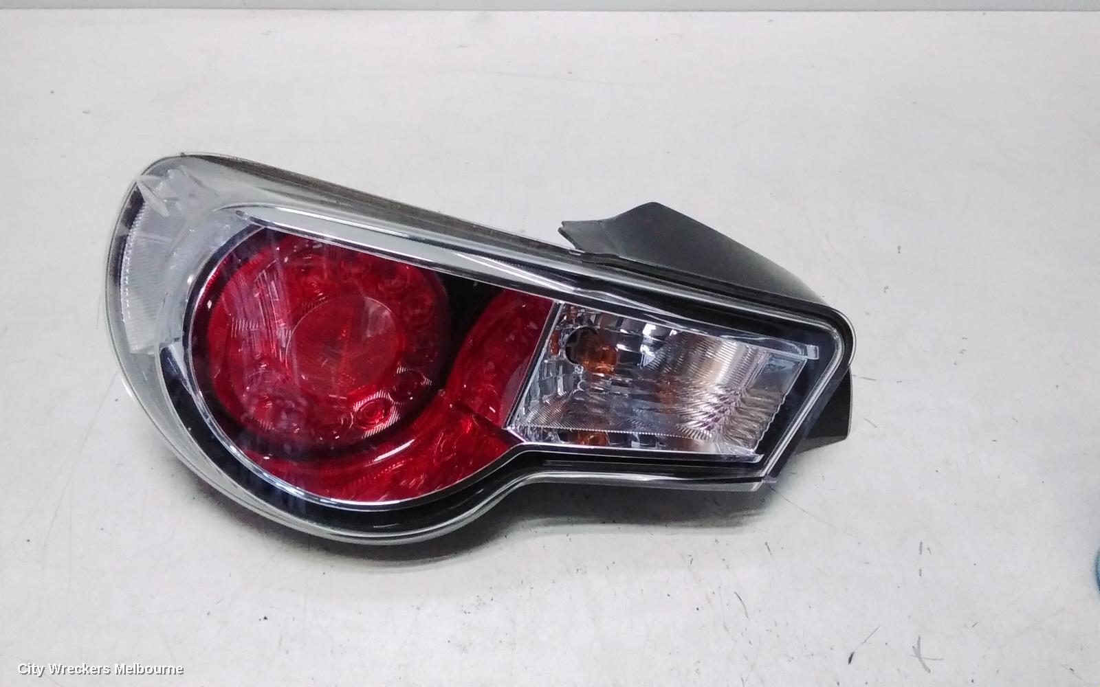 TOYOTA 86 LEFT TAILLIGHT, FACTORY, ZN6, 04/2012 - 09/2016