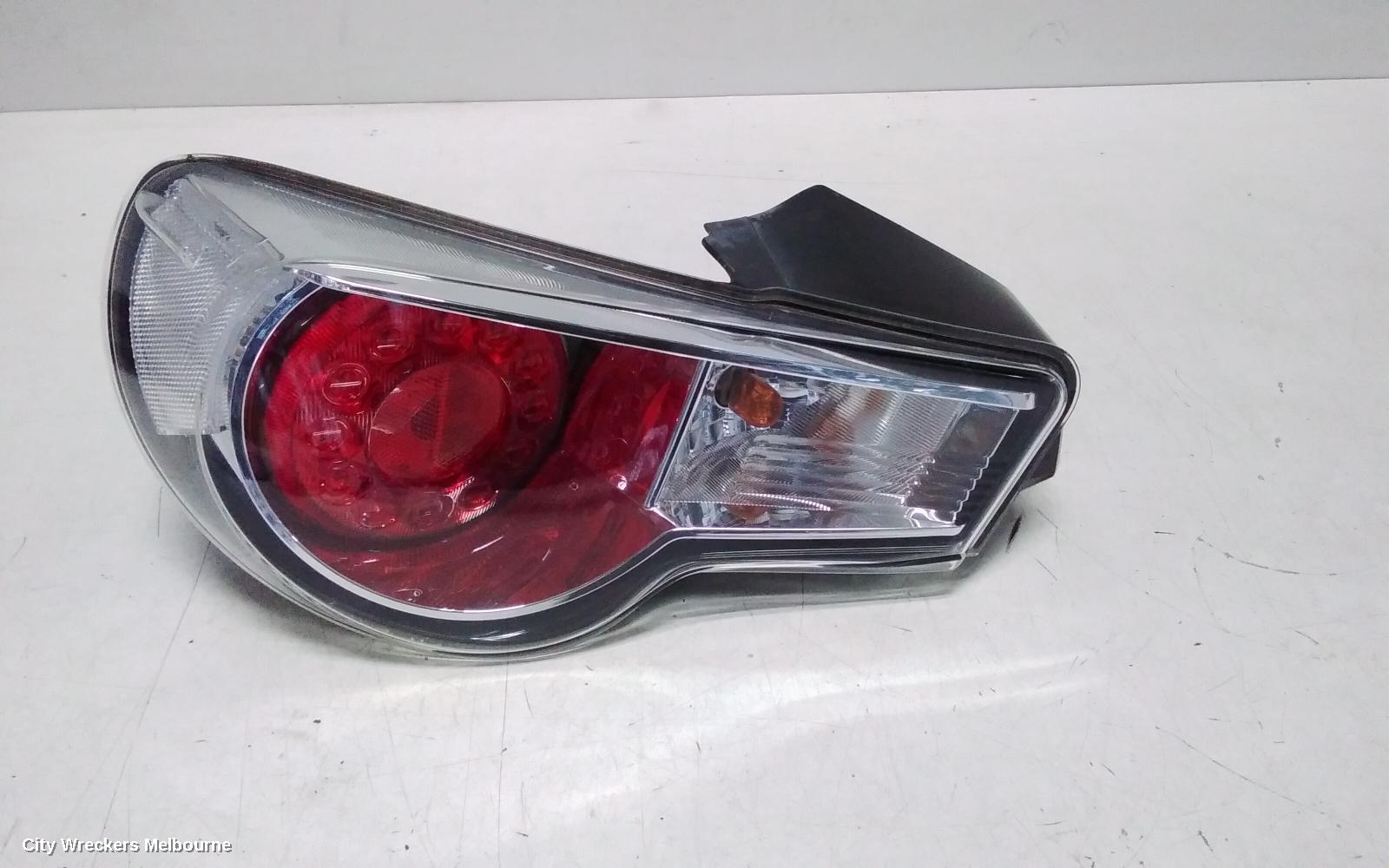 TOYOTA 86 LEFT TAILLIGHT, FACTORY, ZN6, 04/2012 - 09/2016