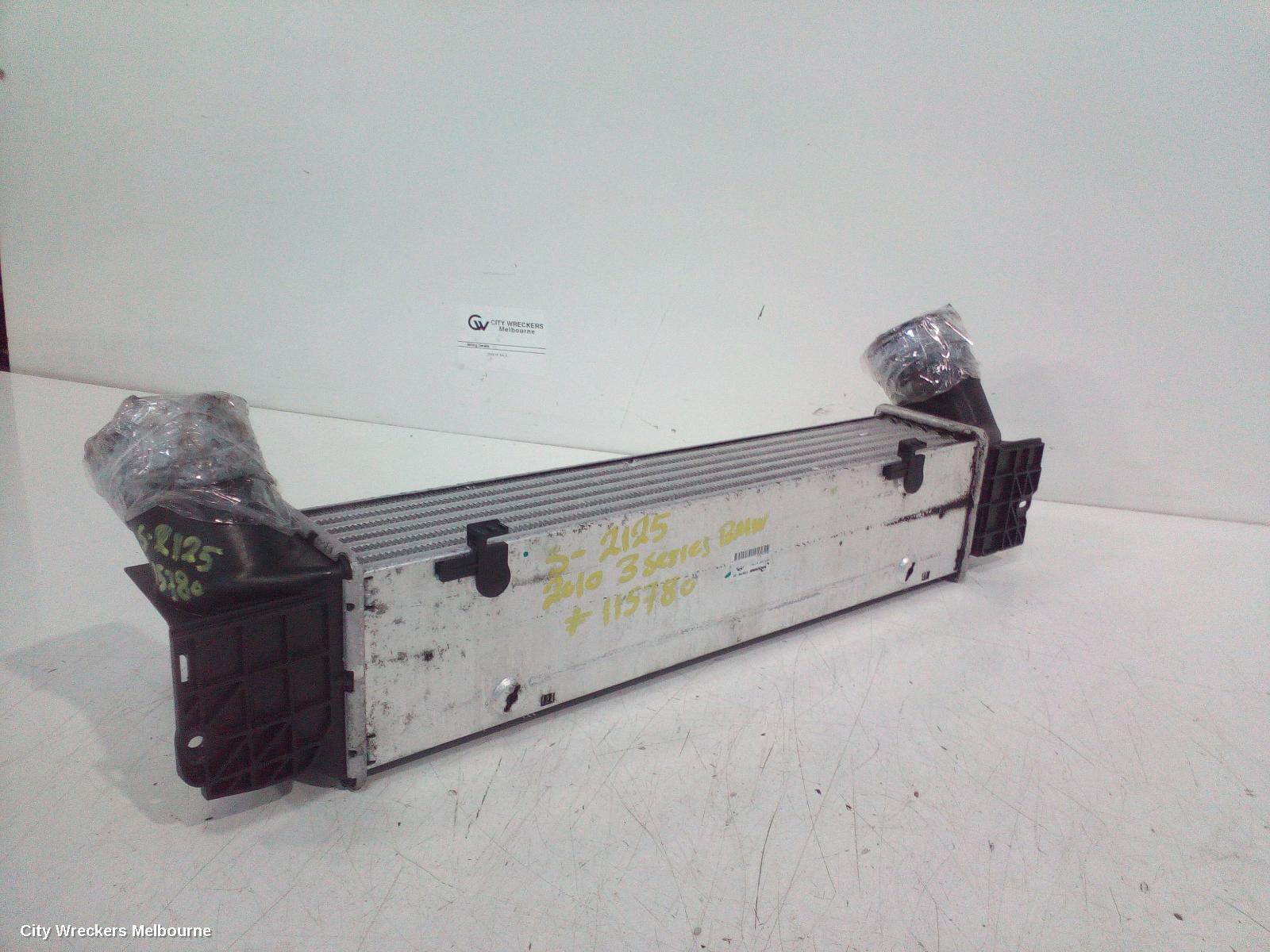 BMW 3 SERIES INTERCOOLER, DIESEL, 2.0, N47/N47N, 320D, E90/E91/E92/E93, 02/2006 - 09/2013