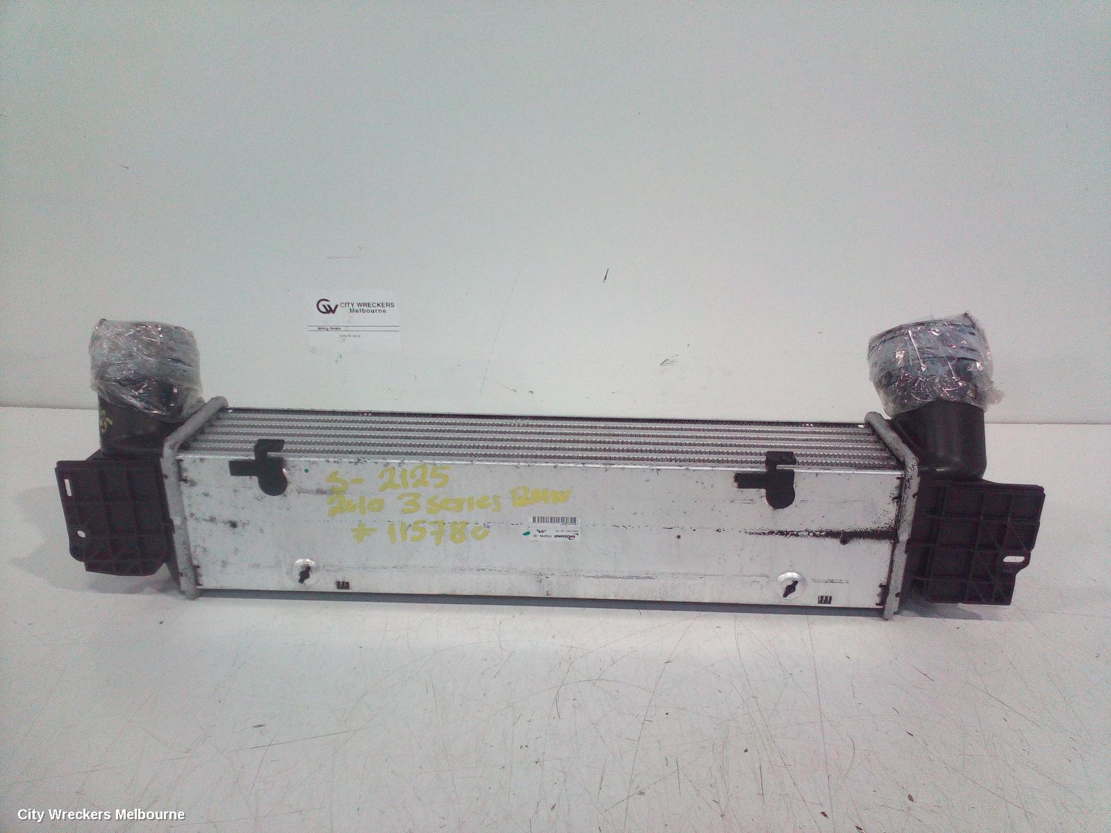 BMW 3 SERIES INTERCOOLER, DIESEL, 2.0, N47/N47N, 320D, E90/E91/E92/E93, 02/2006 - 09/2013