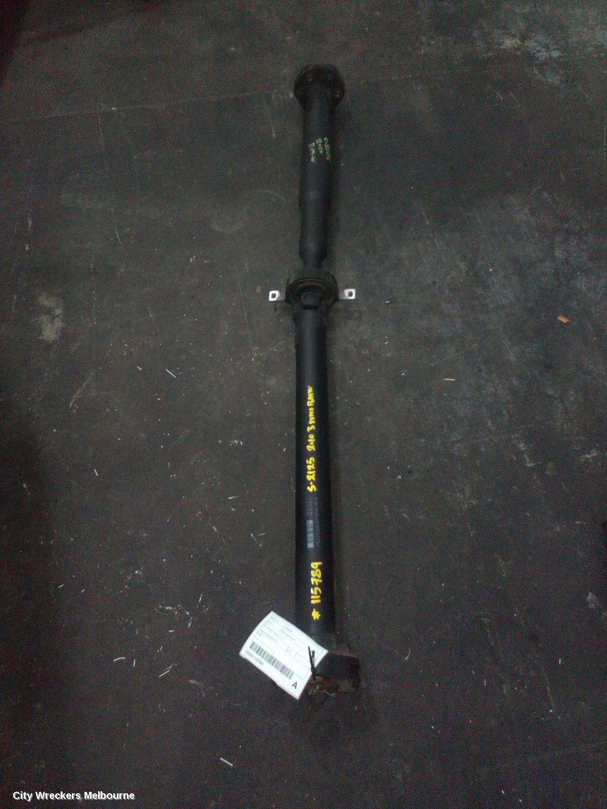 BMW 3 SERIES REAR DRIVE SHAFT, E90, SEDAN, 03/2005 - 01/2012
