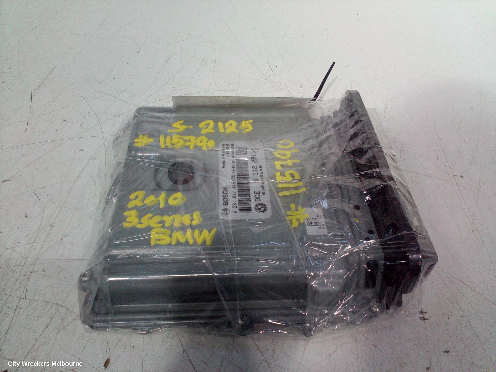 BMW 3 SERIES ECU, ENGINE ECU, 2.0, DIESEL, MANUAL T/M, ECU ONLY, E90-E93, 03/2005 - 09/2013