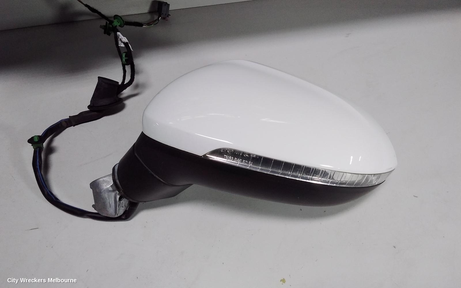 VOLKSWAGEN PASSAT LEFT DOOR MIRROR, B8/MK7, SEDAN/WAGON, 06/2015 ONWARDS