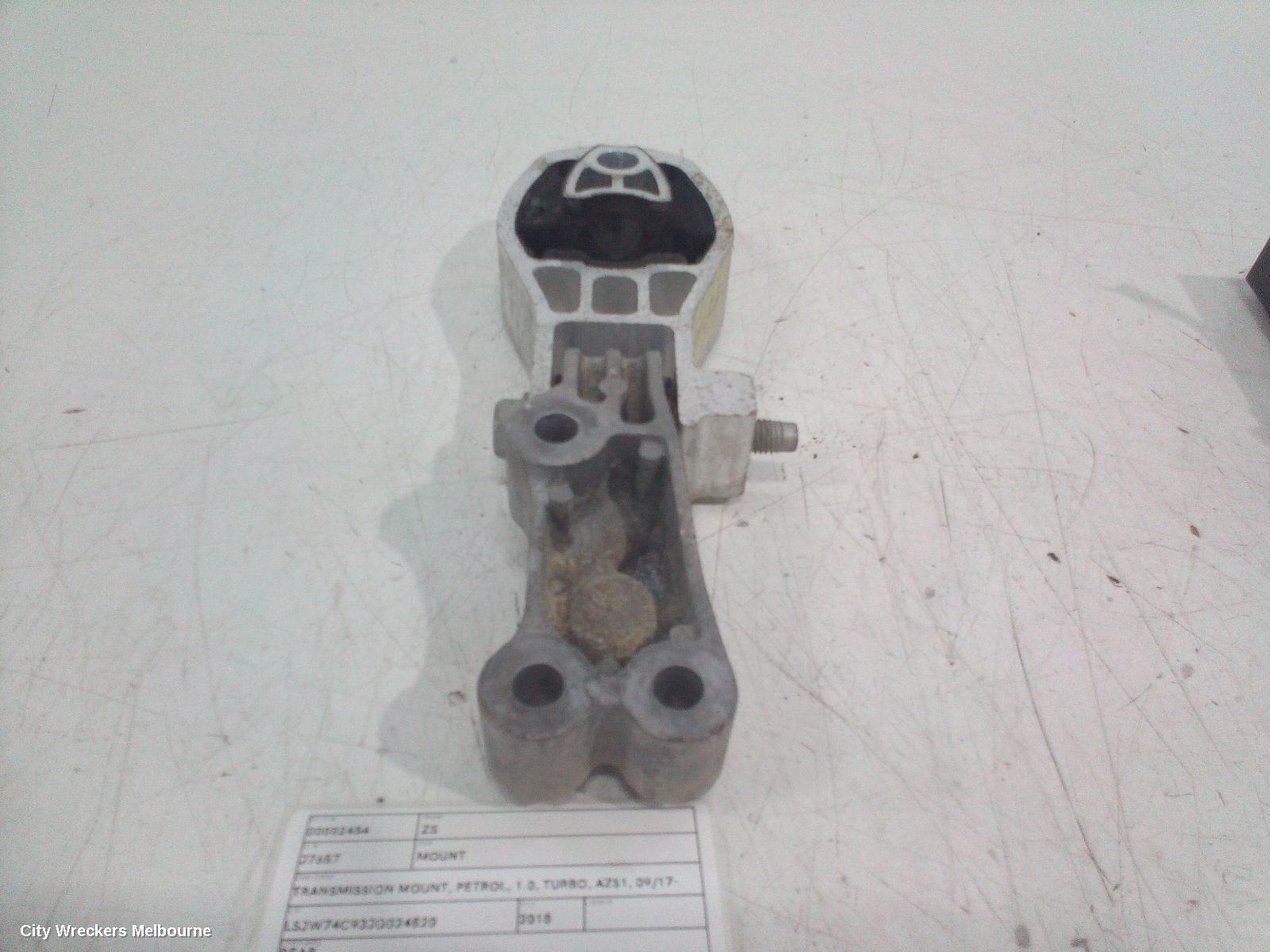 MG ZS MOUNT, TRANSMISSION MOUNT, PETROL, 1.0, TURBO, AZS1, 09/2017 ONWARDS