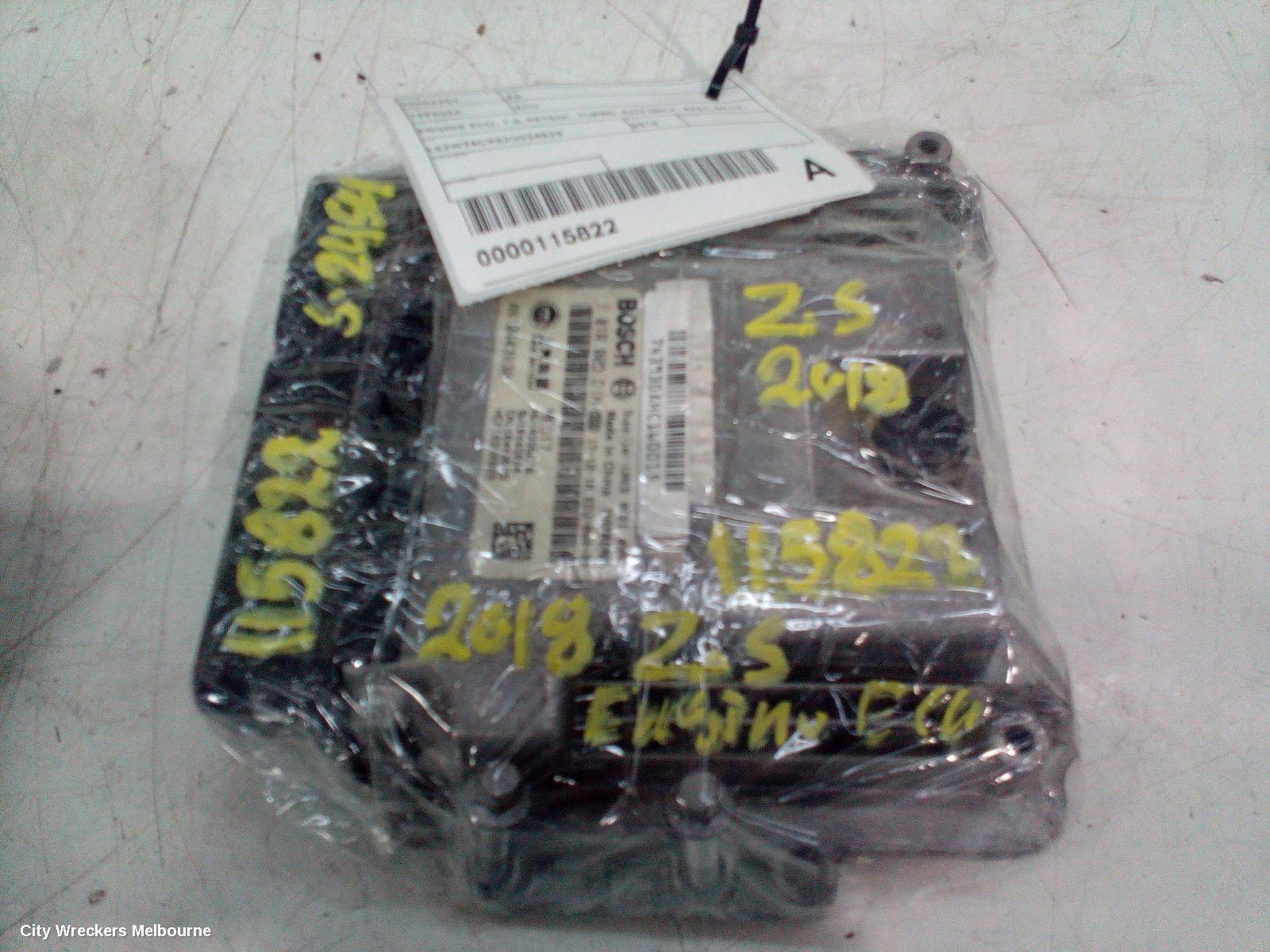MG ZS ECU, ENGINE ECU, 1.0, PETROL, TURBO, ECU ONLY, AZS1, 09/2017 ONWARDS