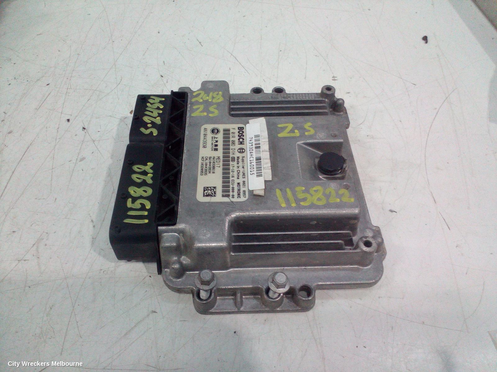 MG ZS ECU, ENGINE ECU, 1.0, PETROL, TURBO, ECU ONLY, AZS1, 09/2017 ONWARDS