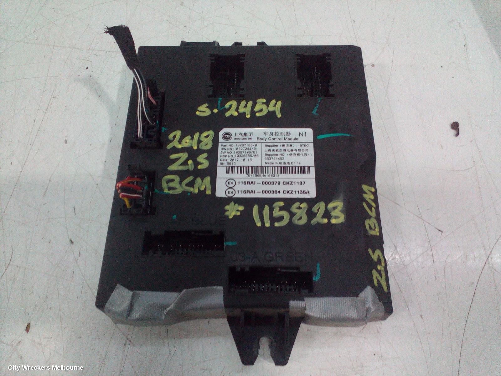MG ZS ECU, ENGINE ECU, 1.0, PETROL, TURBO, ECU ONLY, AZS1, 09/2017 ONWARDS