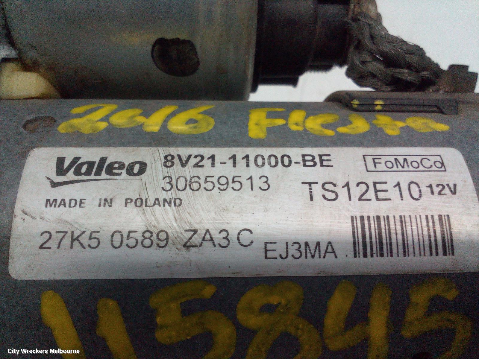 FORD FIESTA STARTER, PETROL, 1.5, WZ, 09/2013 - 12/2019