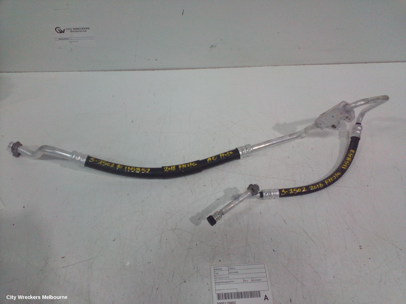FORD FIESTA A/C HOSES, WZ, PETROL, 1.5, COMPRESSOR TO CONDENSER, 05/2013 - 12/2019