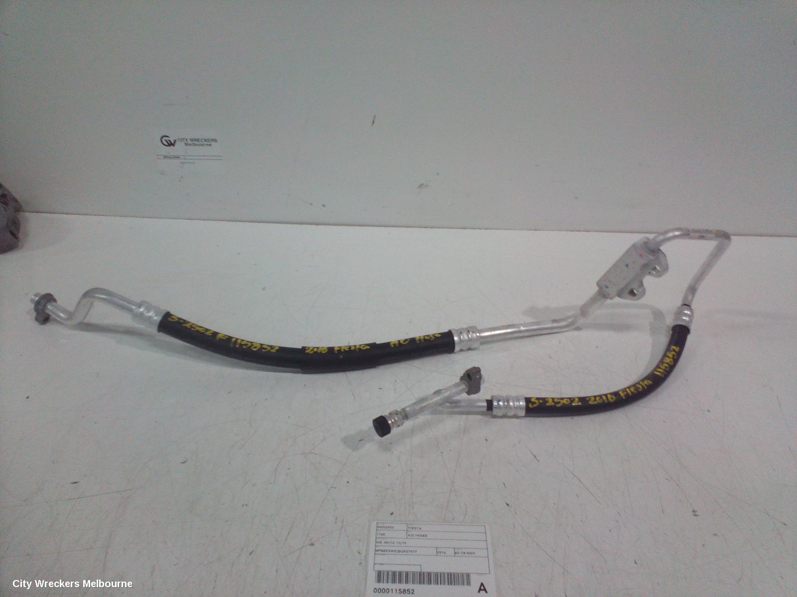 FORD FIESTA A/C HOSES, WZ, PETROL, 1.5, COMPRESSOR TO CONDENSER, 05/2013 - 12/2019