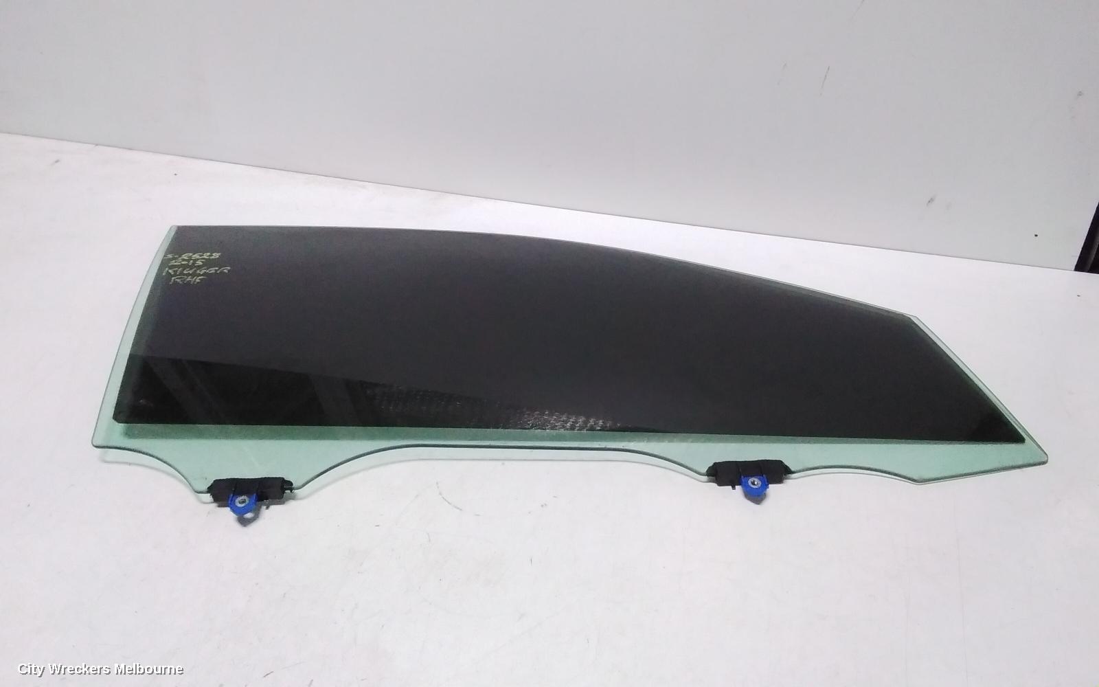 TOYOTA KLUGER RIGHT FRONT DOOR WINDOW, GSU50/GSU55, 12/2013 - 02/2021