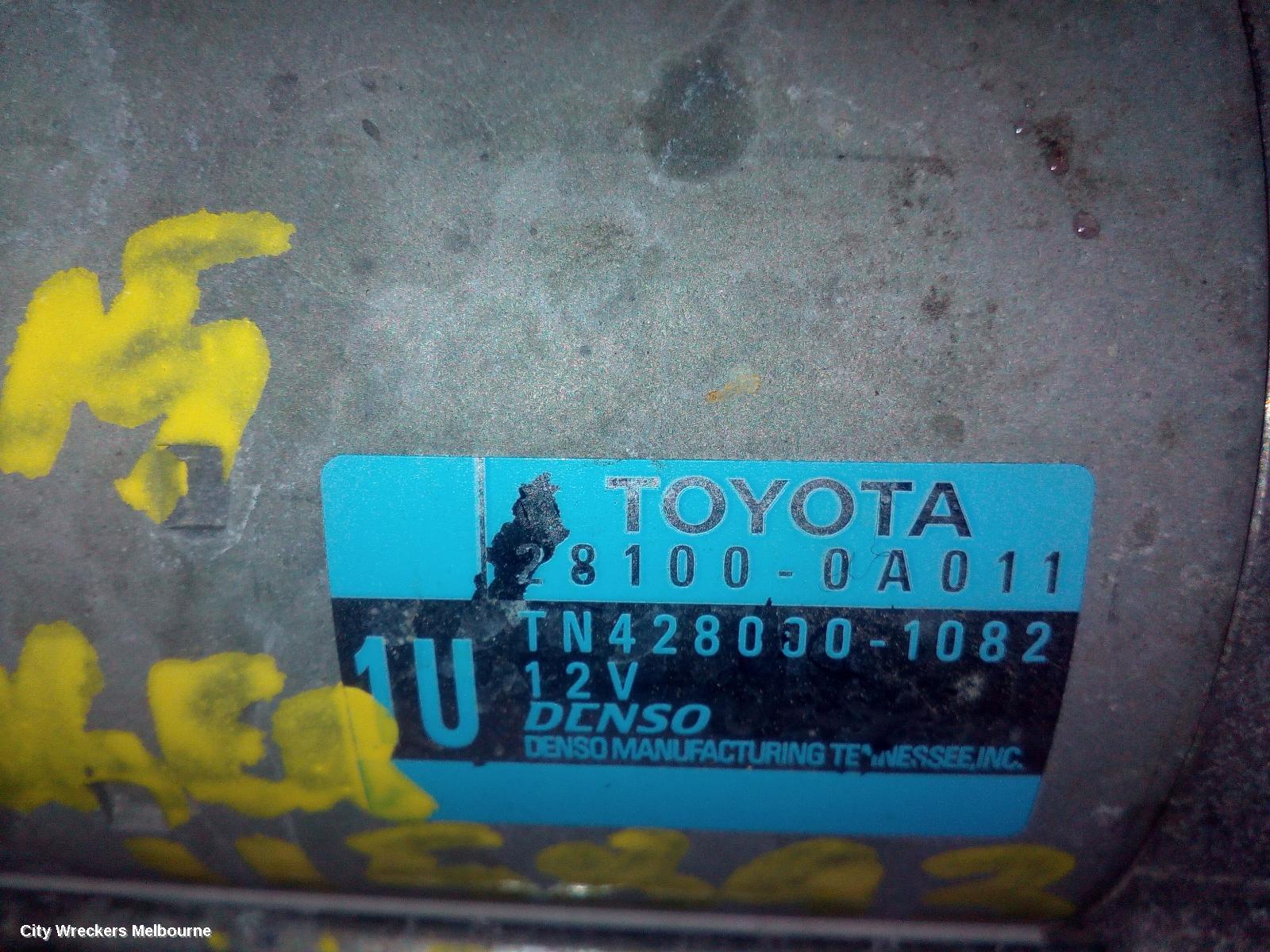 TOYOTA KLUGER STARTER, PETROL, 3.5, 2GR-FE, GSU50/GSU55, 12/2013 - 10/2016