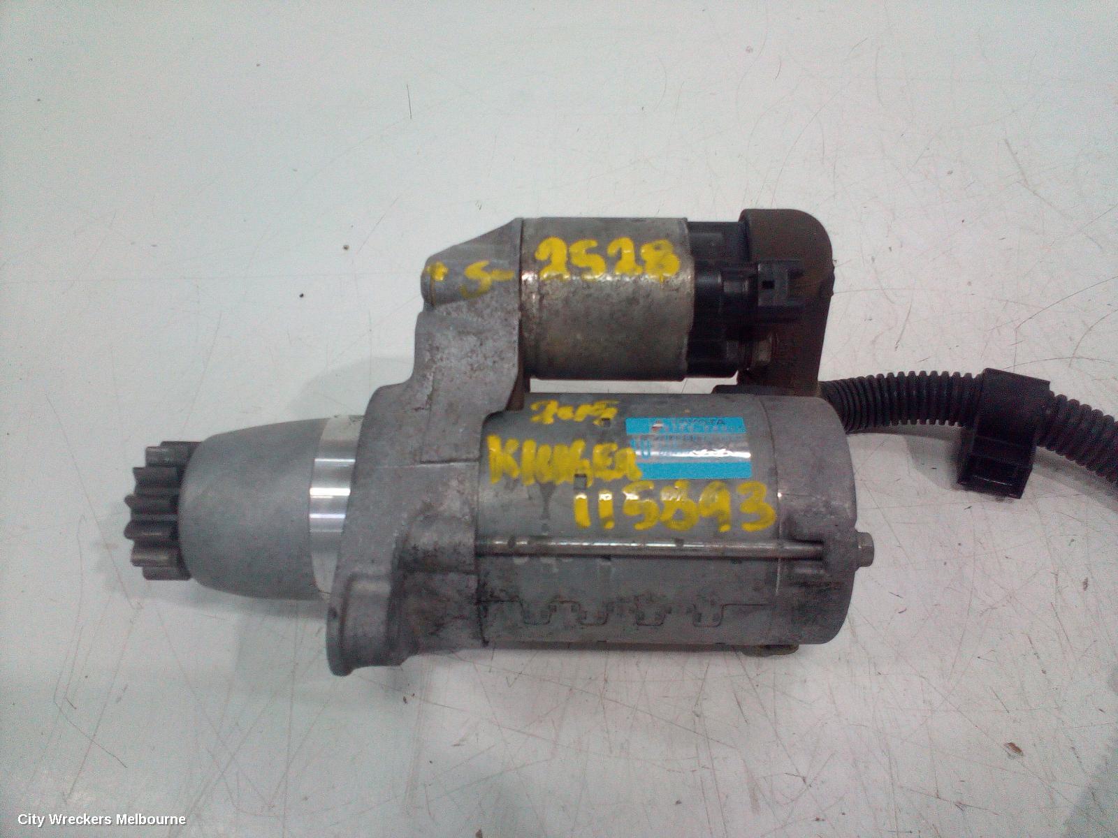 TOYOTA KLUGER STARTER, PETROL, 3.5, 2GR-FE, GSU50/GSU55, 12/2013 - 10/2016