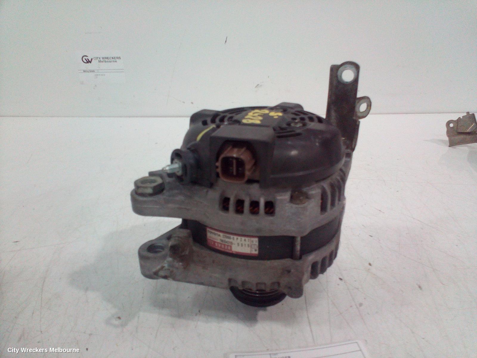 TOYOTA KLUGER ALTERNATOR, PETROL, 3.5, 2GR-FE, GSU50/GSU55, 12/2013 - 10/2016