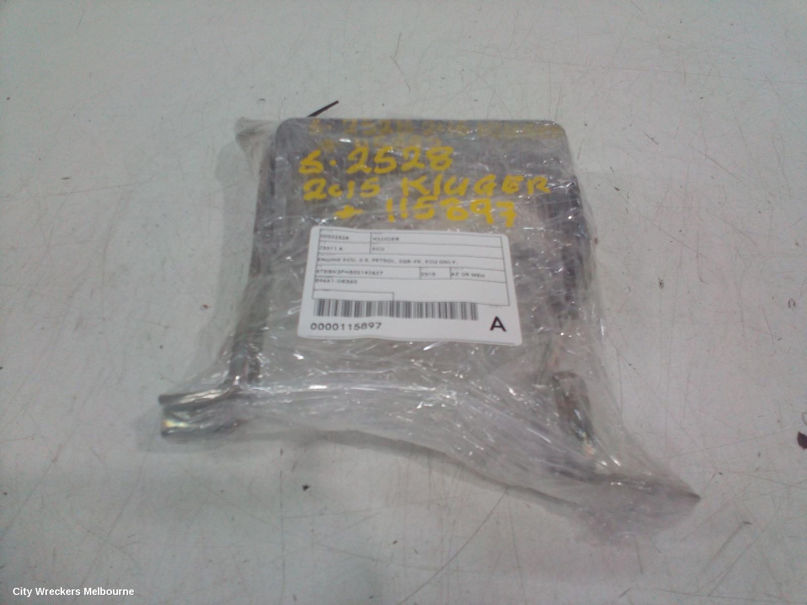 TOYOTA KLUGER ECU, ENGINE ECU, 3.5, PETROL, 2GR-FE, ECU ONLY, GSU50/GSU55, 12/2013 - 10/2016
